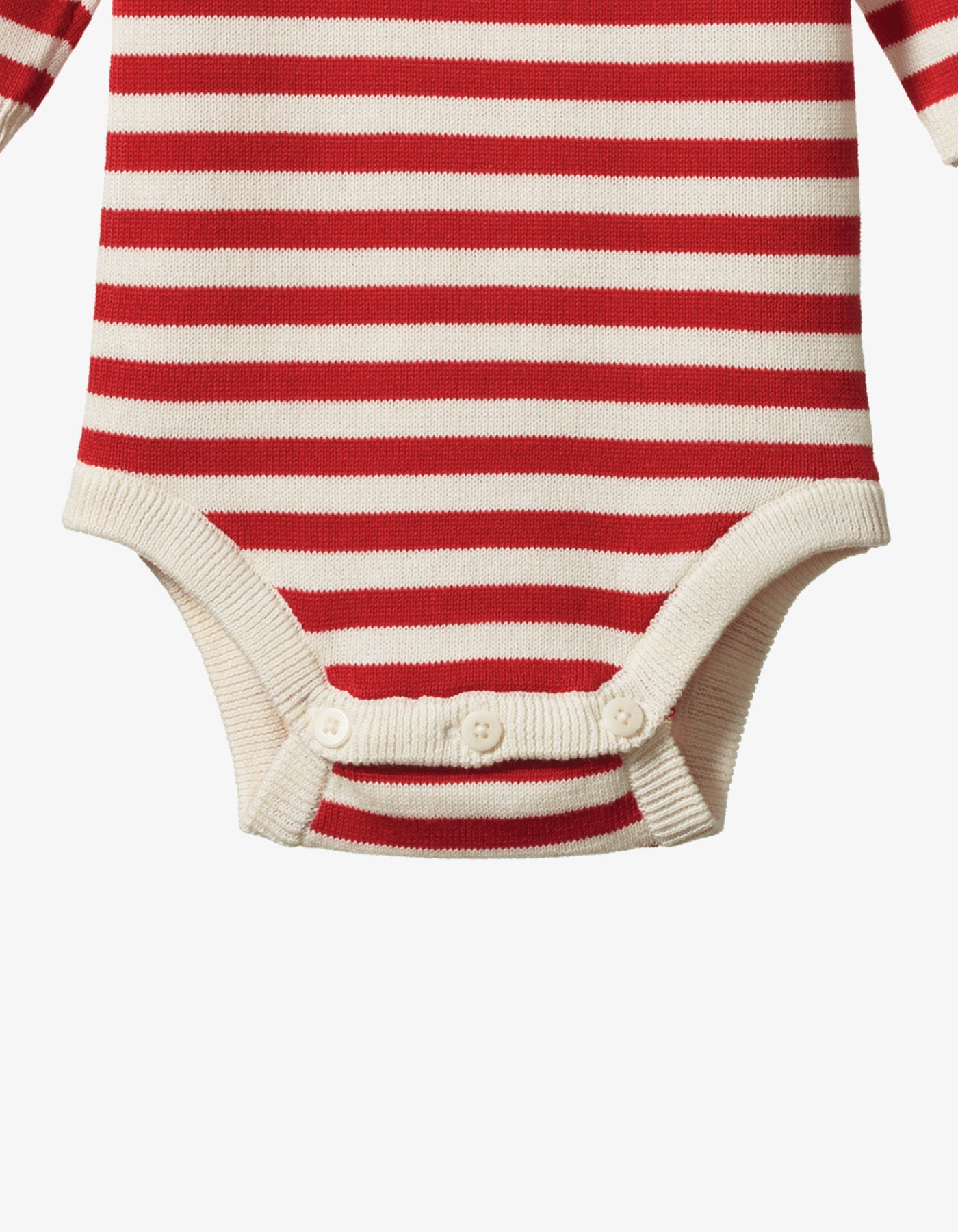 Nature Baby Sawyer Bodysuit Red Sea Stripe