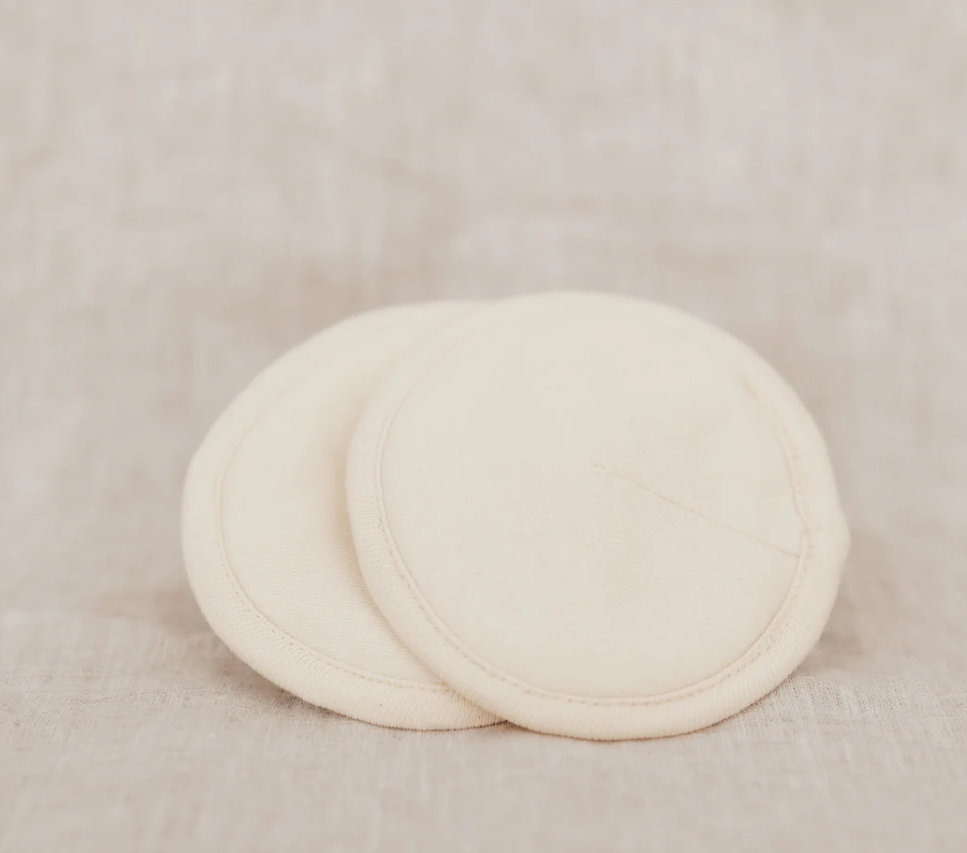 Labour And Love Organic Cotton & Wool Breast Pads Full Set (3 x Pairs + Wash bag)