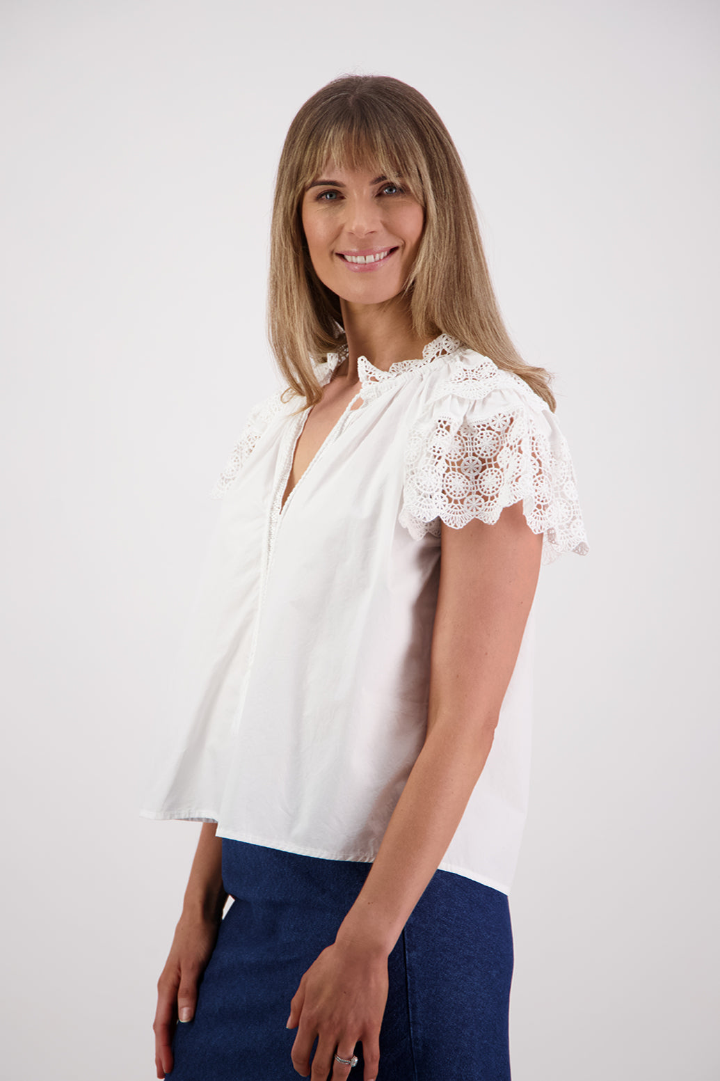 Briarwood Sebbie Top / White
