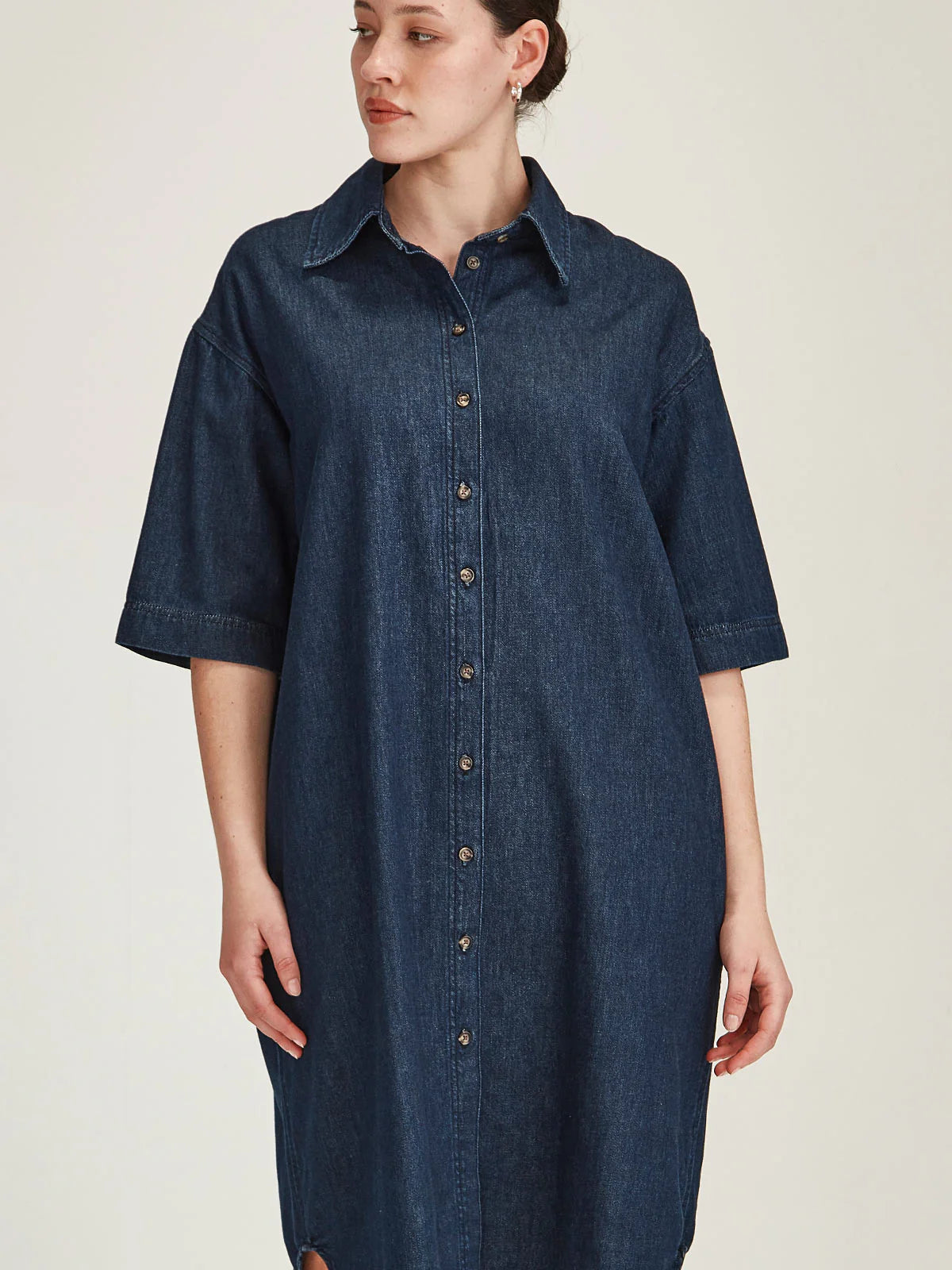 Sills Alexa Denim Dress Dark Wash