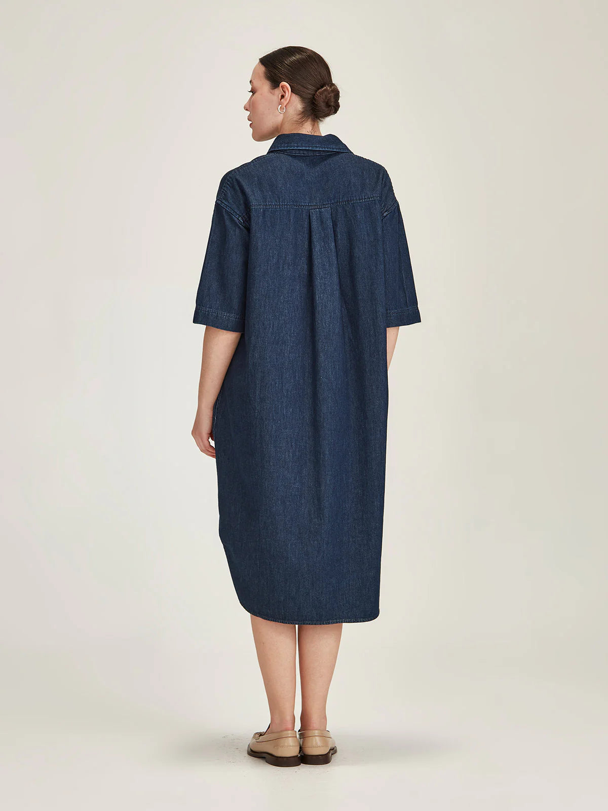 Sills Alexa Denim Dress Dark Wash