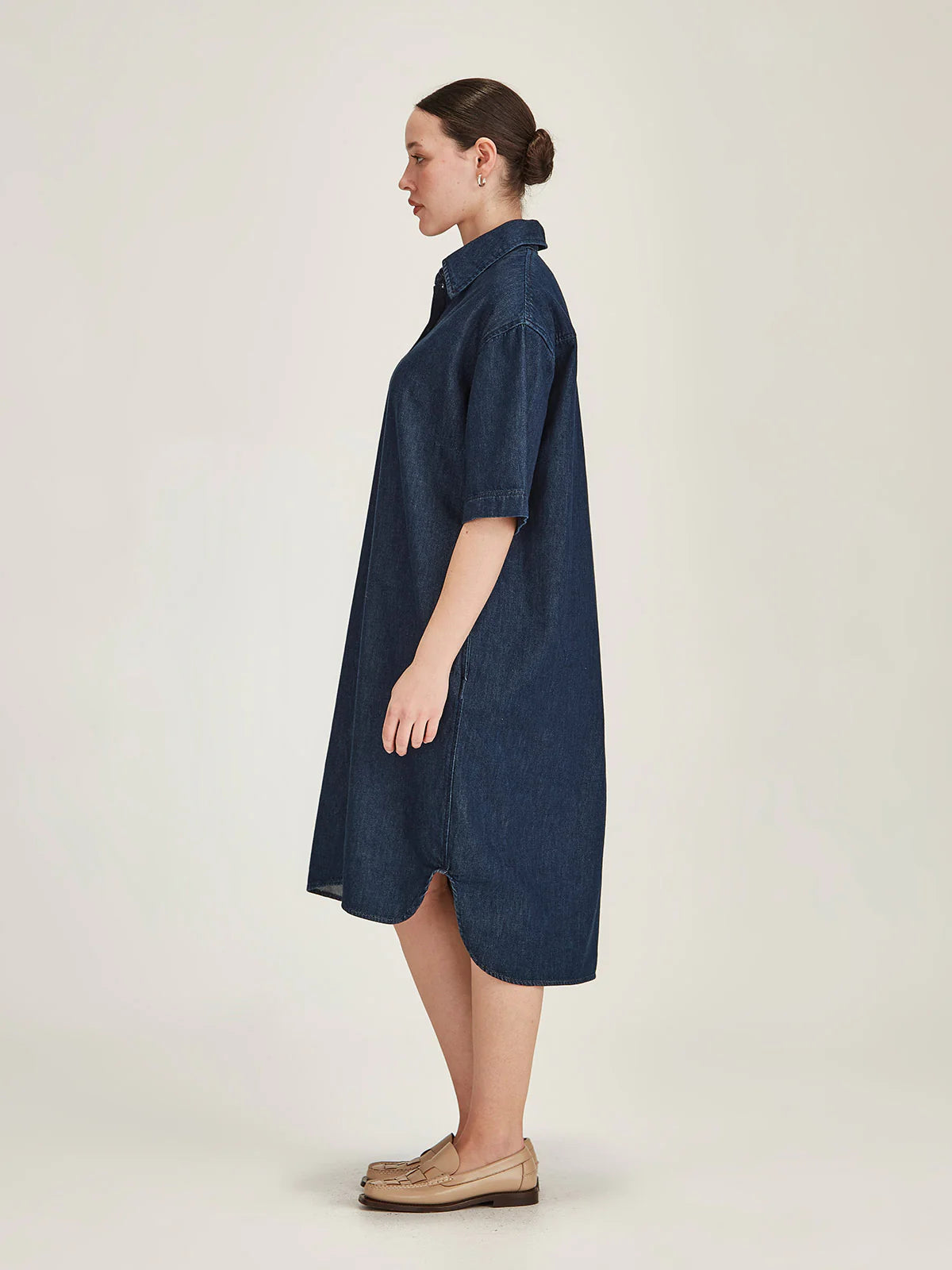 Sills Alexa Denim Dress Dark Wash