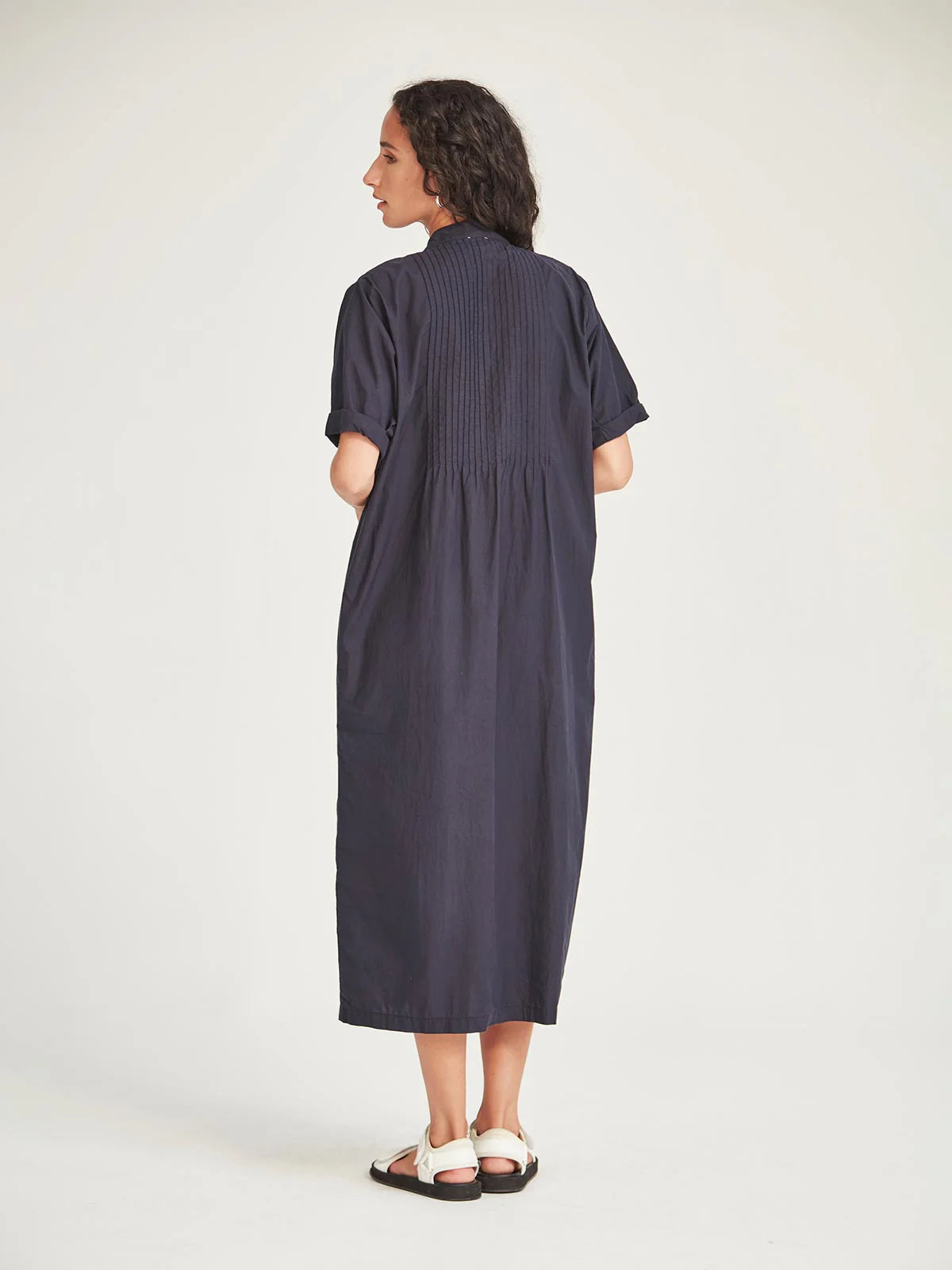 Sills Sanya Pintuck Dress French Navy