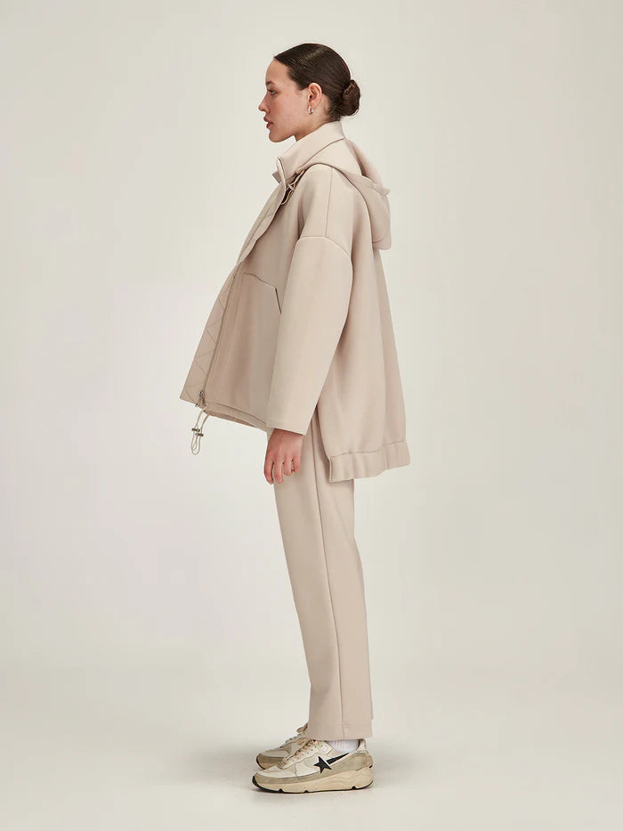Sills Tokyo Hooded Coat Chalk