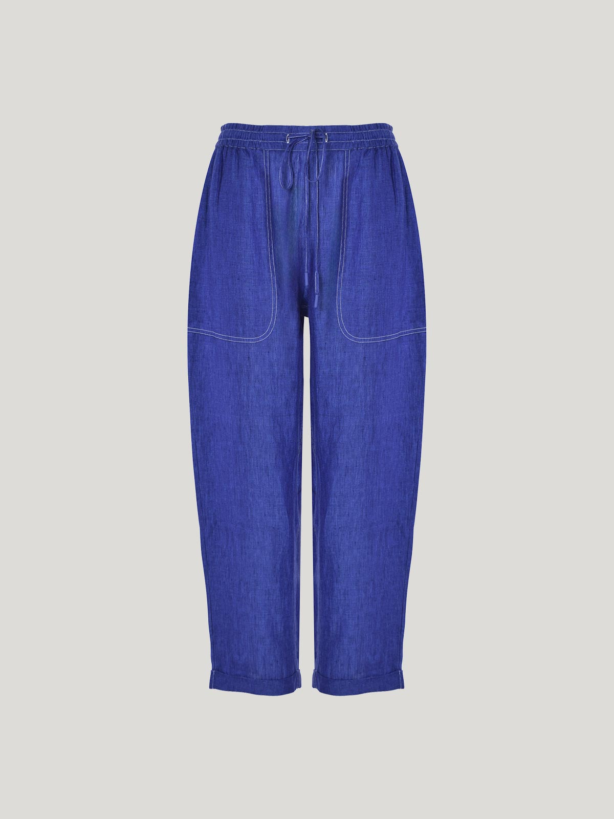 Sills Fenway Linen Pant Iris