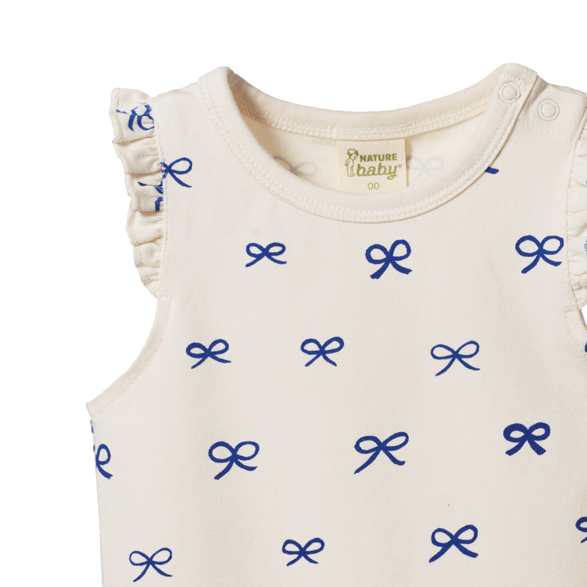 Nature Baby Fleur Bodysuit Ribbons Print