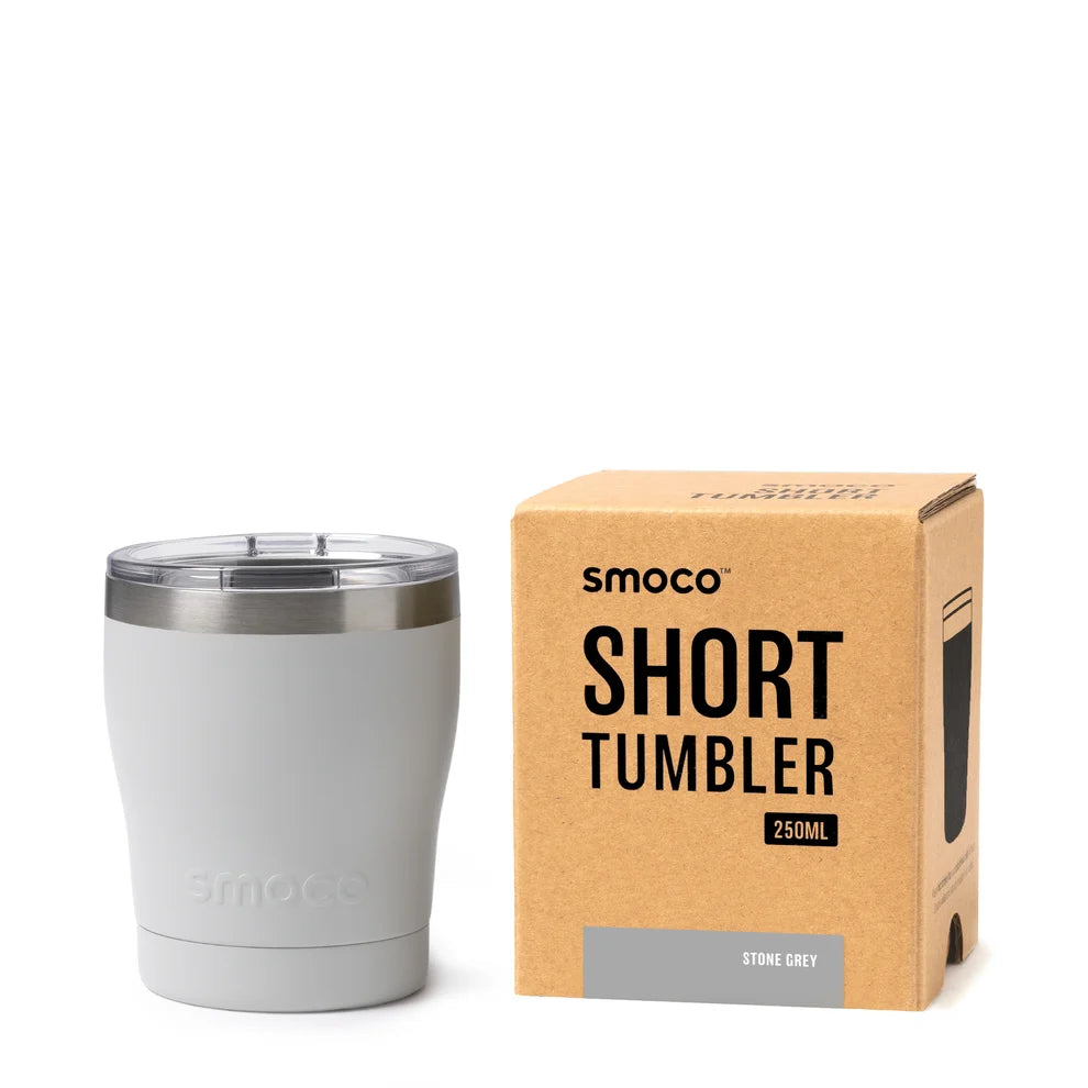 Smoco Short Tumbler 2.0 - Stone Grey