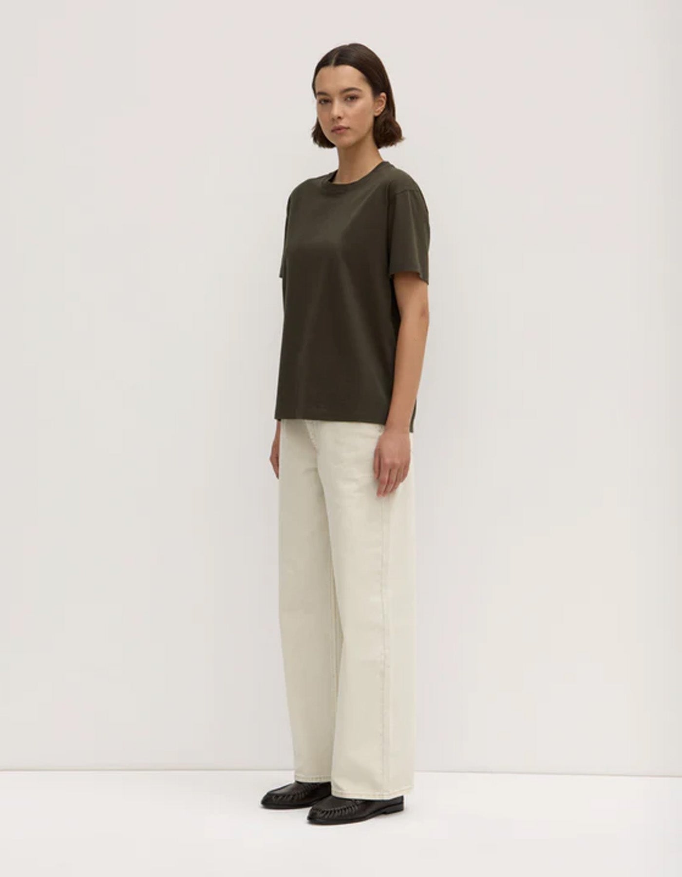 Assembly Label Womens Organic Base Tee Sorrel