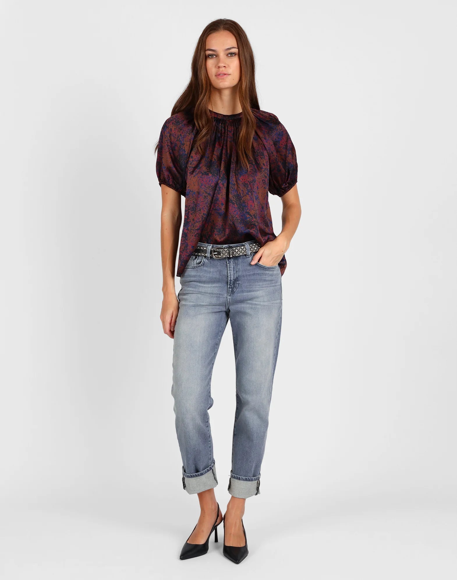 Storm Splash Print Top Multi