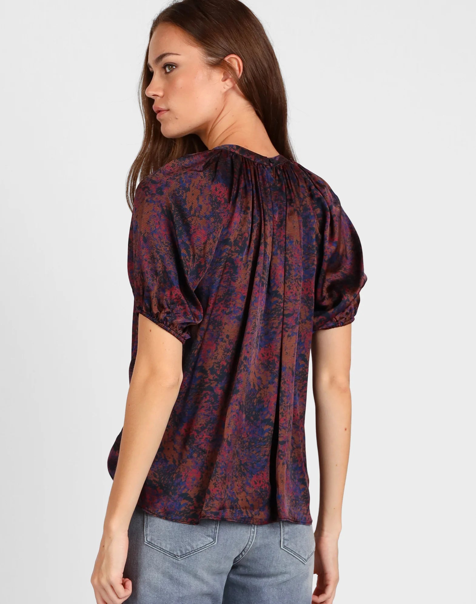 Storm Splash Print Top Multi