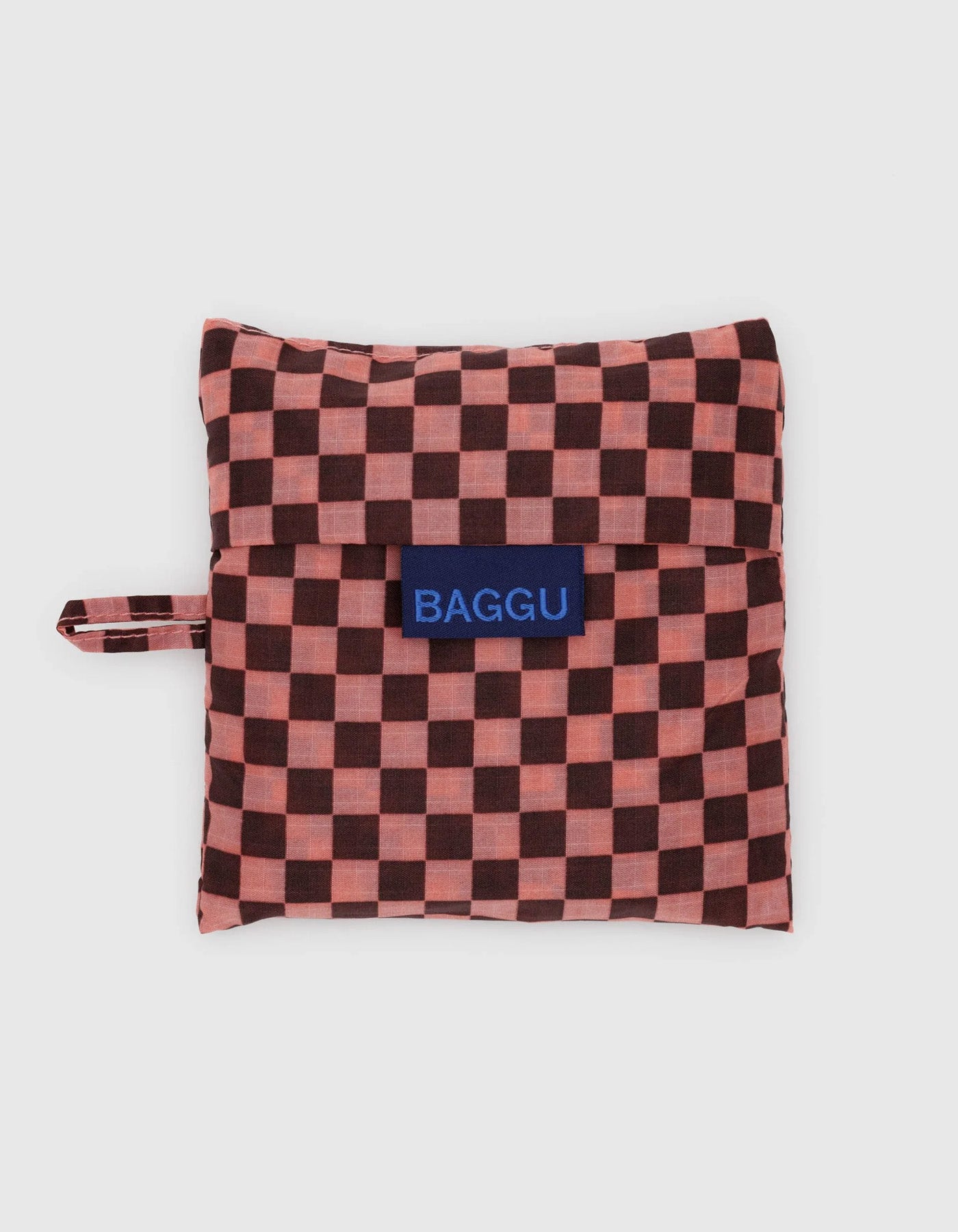 Standard Baggu - Pink Brown Check