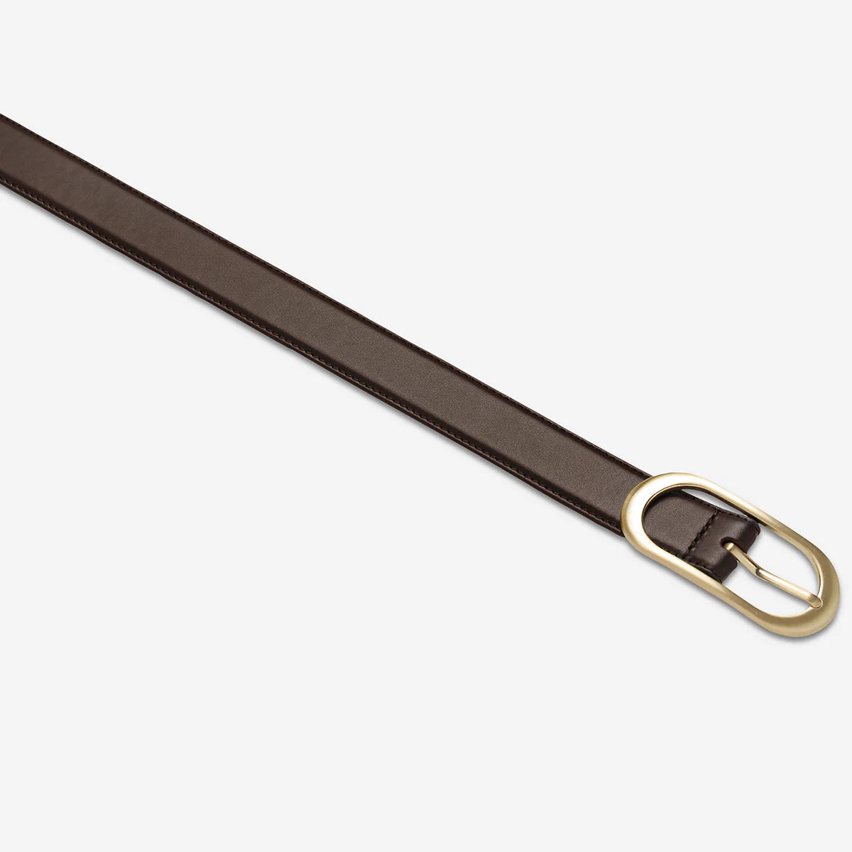 Status Anxiety Final Loop - Choc Nappa/Gold