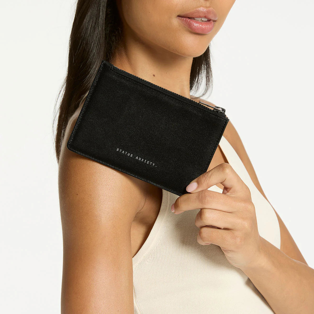 Status Anxiety Gone Again Wallet - Black Nappa