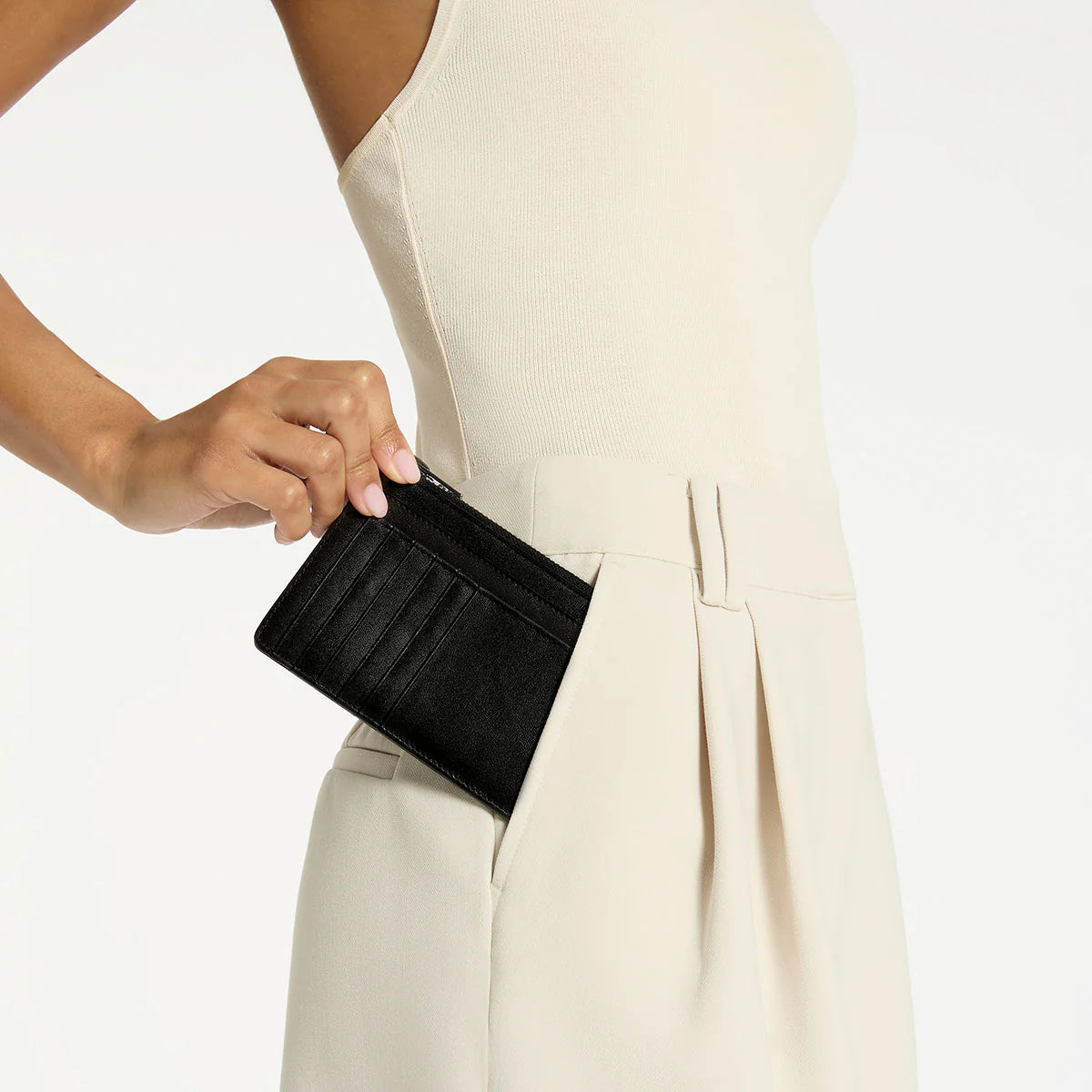 Status Anxiety Gone Again Wallet - Black Nappa