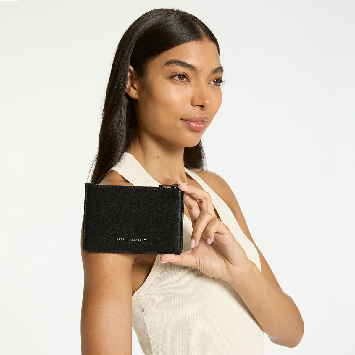 Status Anxiety Gone Again Wallet - Black Nappa