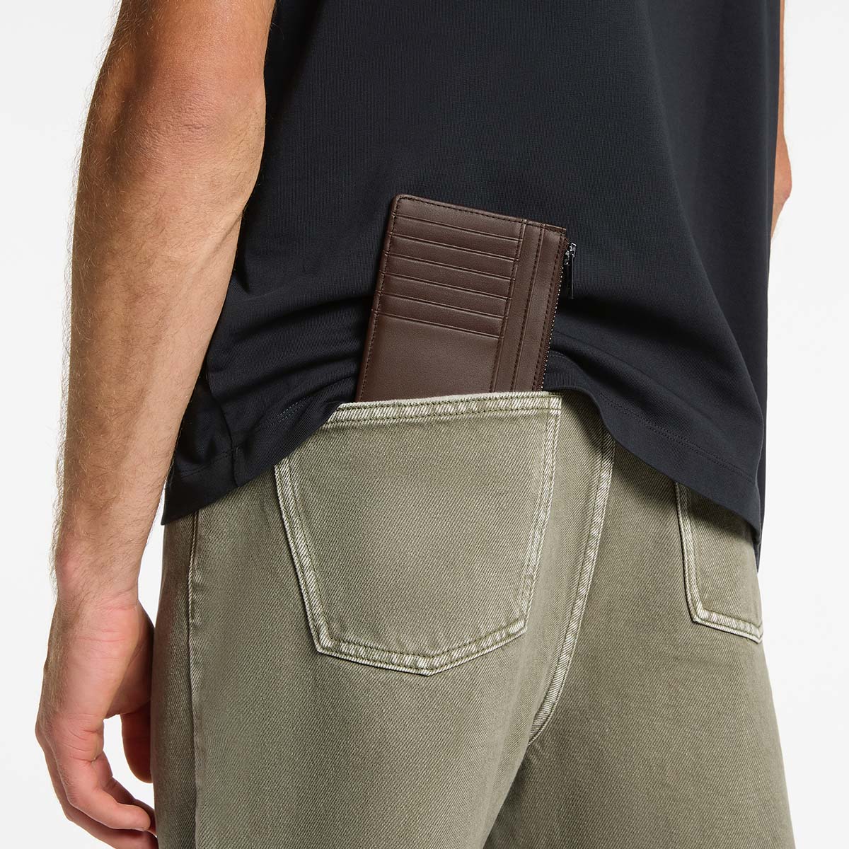 Status Anxiety Gone Again Wallet - Cocoa Nappa