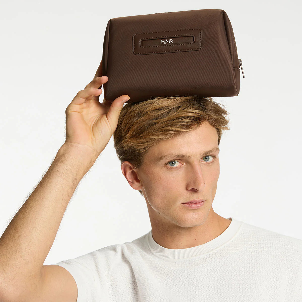 Status Anxiety Hunter Recycled Toiletry Bag Medium - Truffle