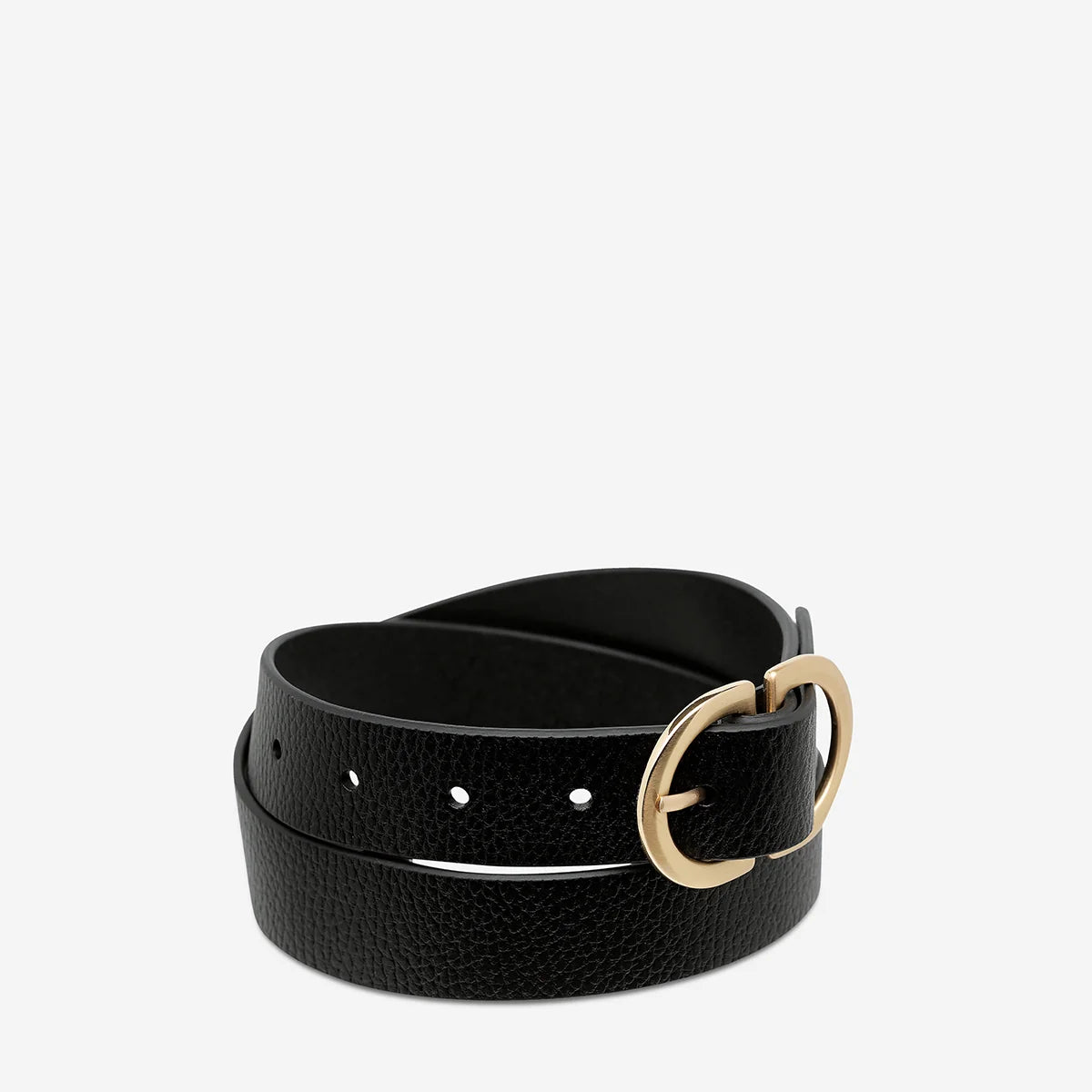 Status Anxiety In Reverse Belt Black/Gold