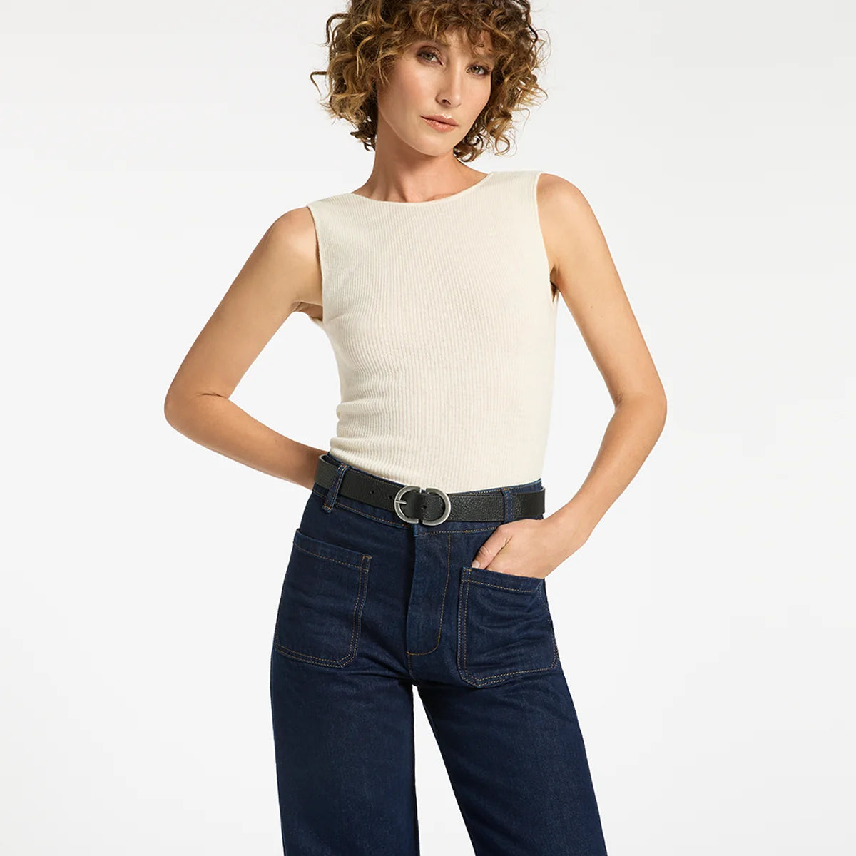 Status Anxiety In Reverse Belt Black/Silver
