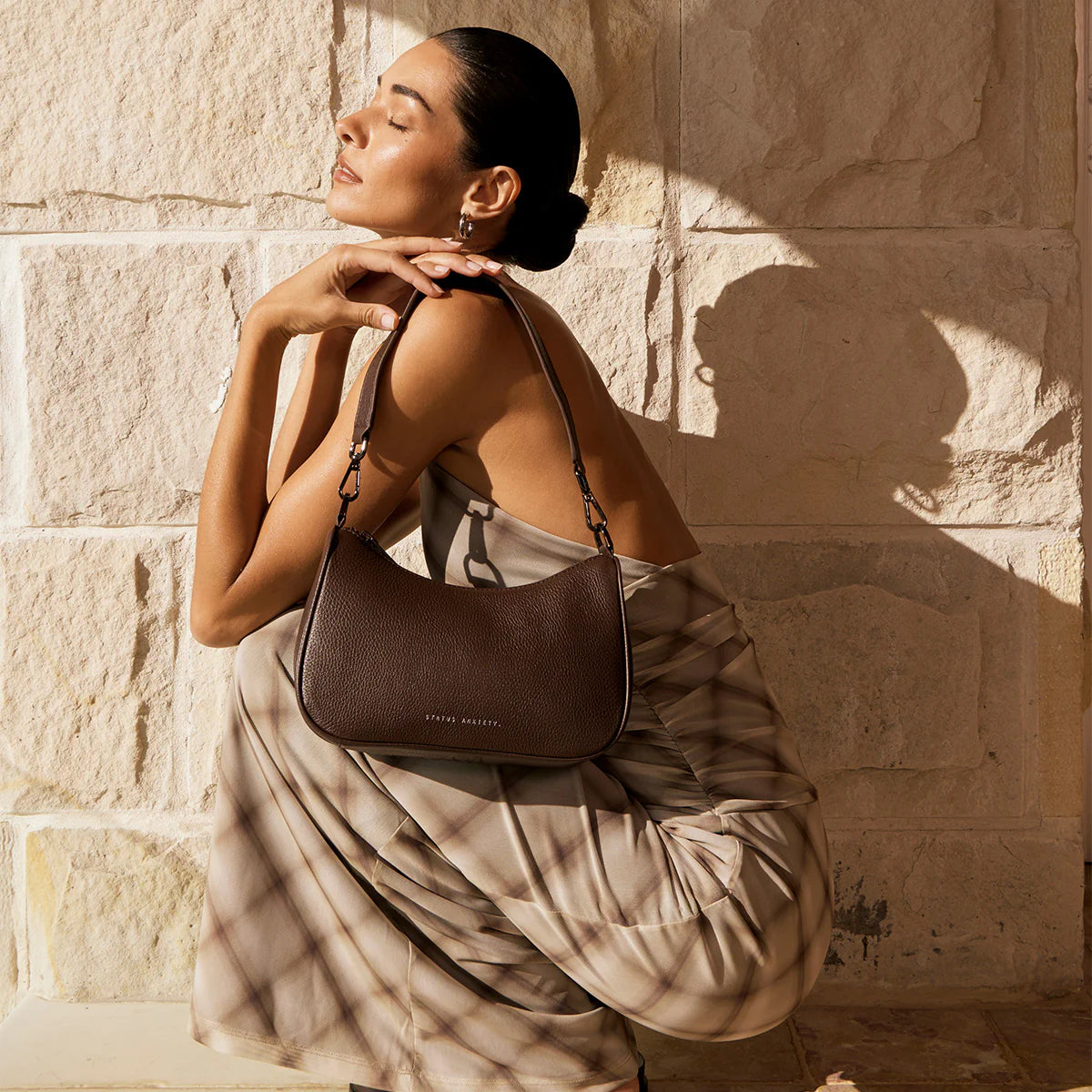 Status Anxiety Look Both Ways Bag Cocoa