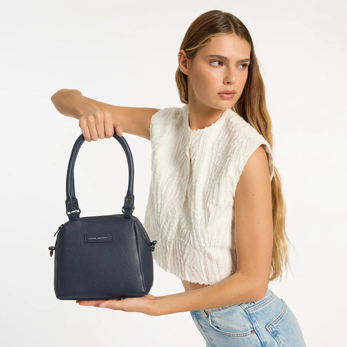 Status Anxiety Mini Mountains Bag - Midnight Blue