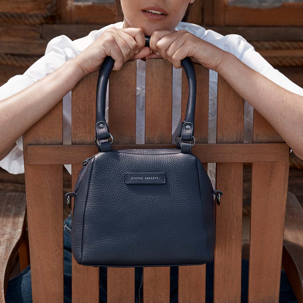 Status Anxiety Mini Mountains Bag - Midnight Blue