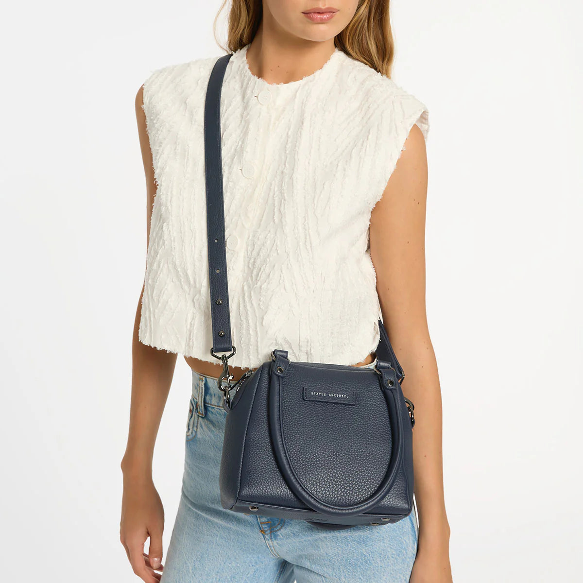 Status Anxiety Mini Mountains Bag - Midnight Blue
