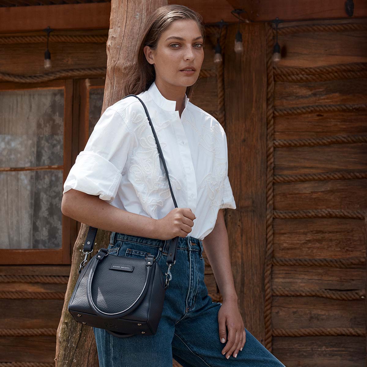 Status Anxiety Mini Mountains Bag - Midnight Blue