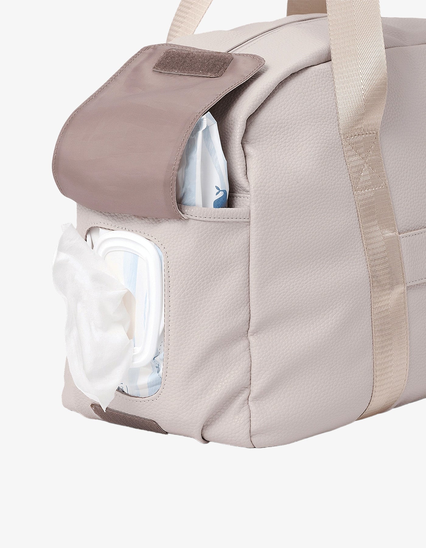 Pretty Brave Stella Baby Bag Stone Pebble