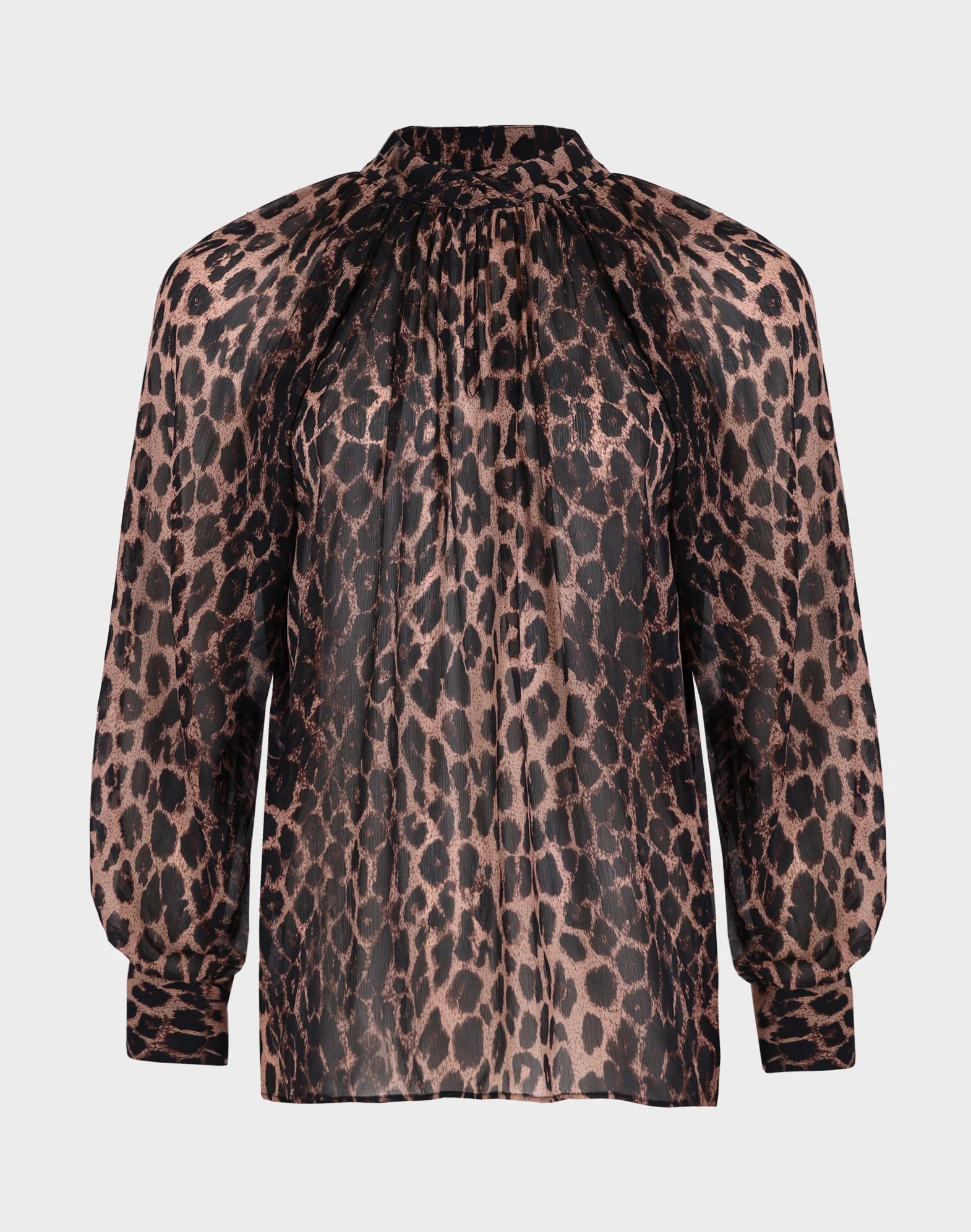 Storm Dark Animal Print Blouse