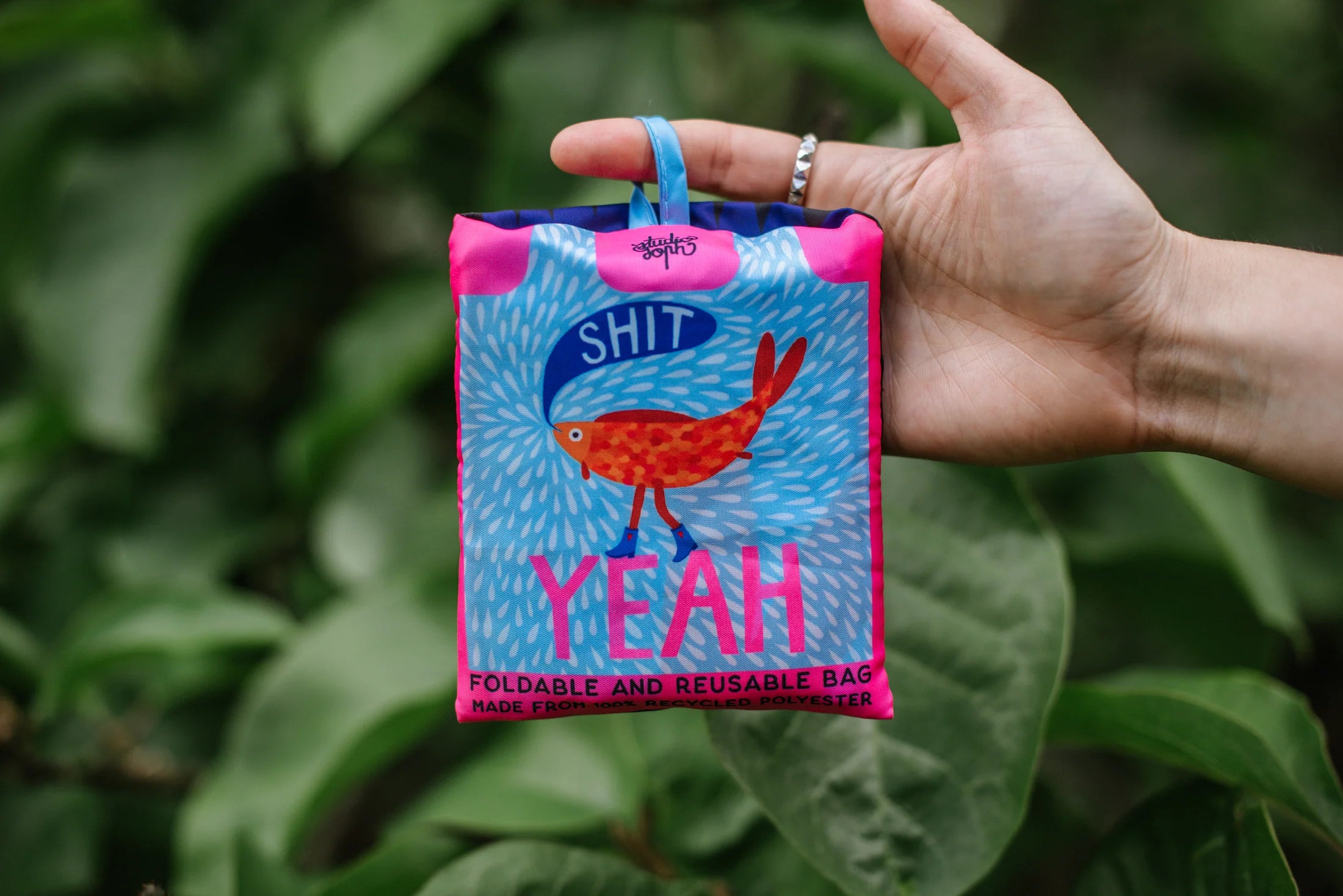 Studio Soph Foldable Art Bag Shit Yeah