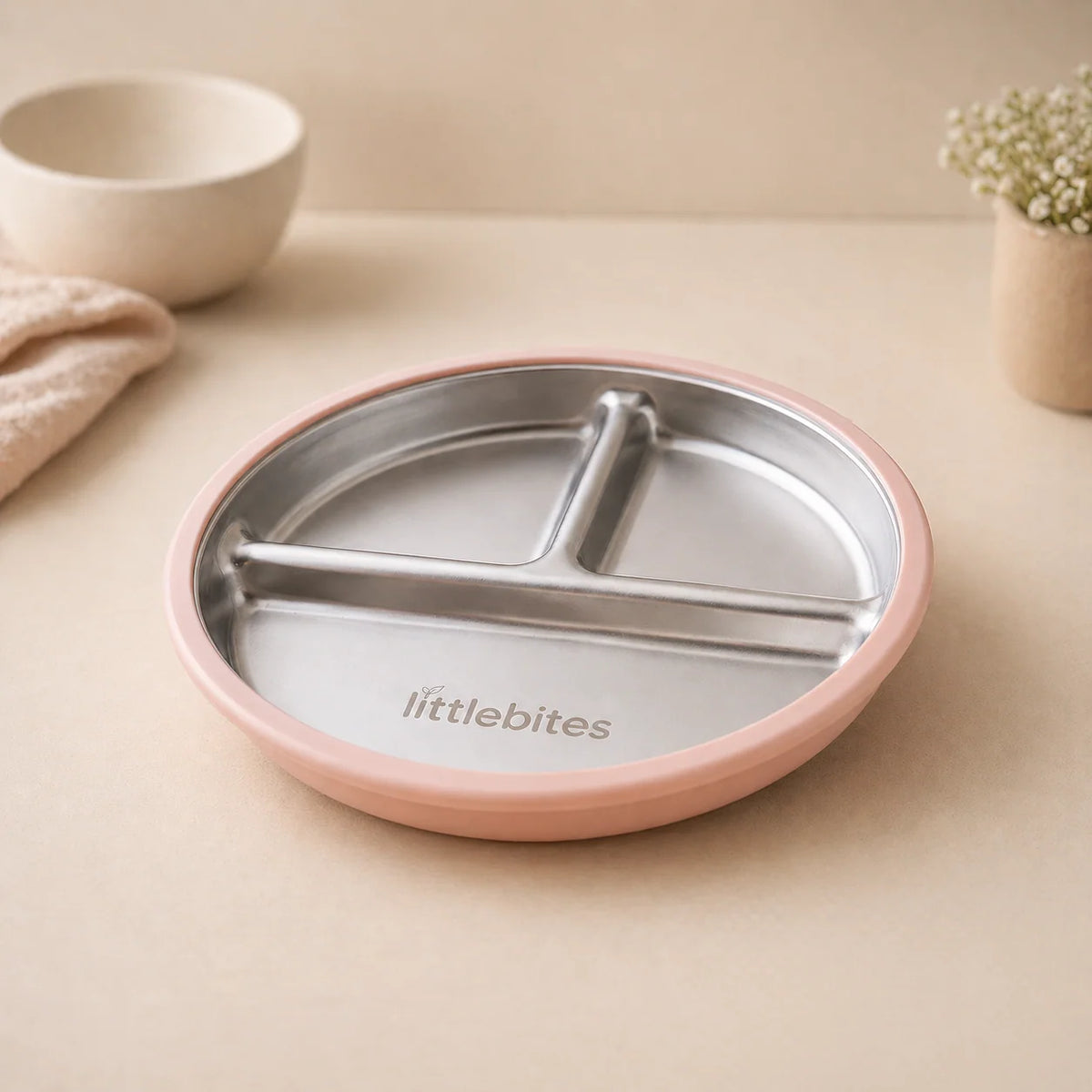 Little Bites Suction Plate Blush