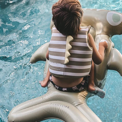 Sunnylife Kids Swim Vest Into The Wild Khaki