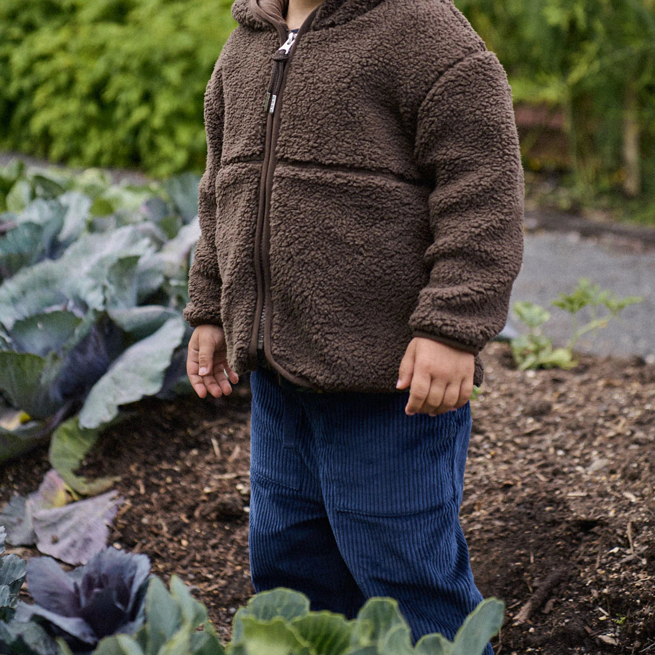 Nature Baby Teddy Cord Pants Navy