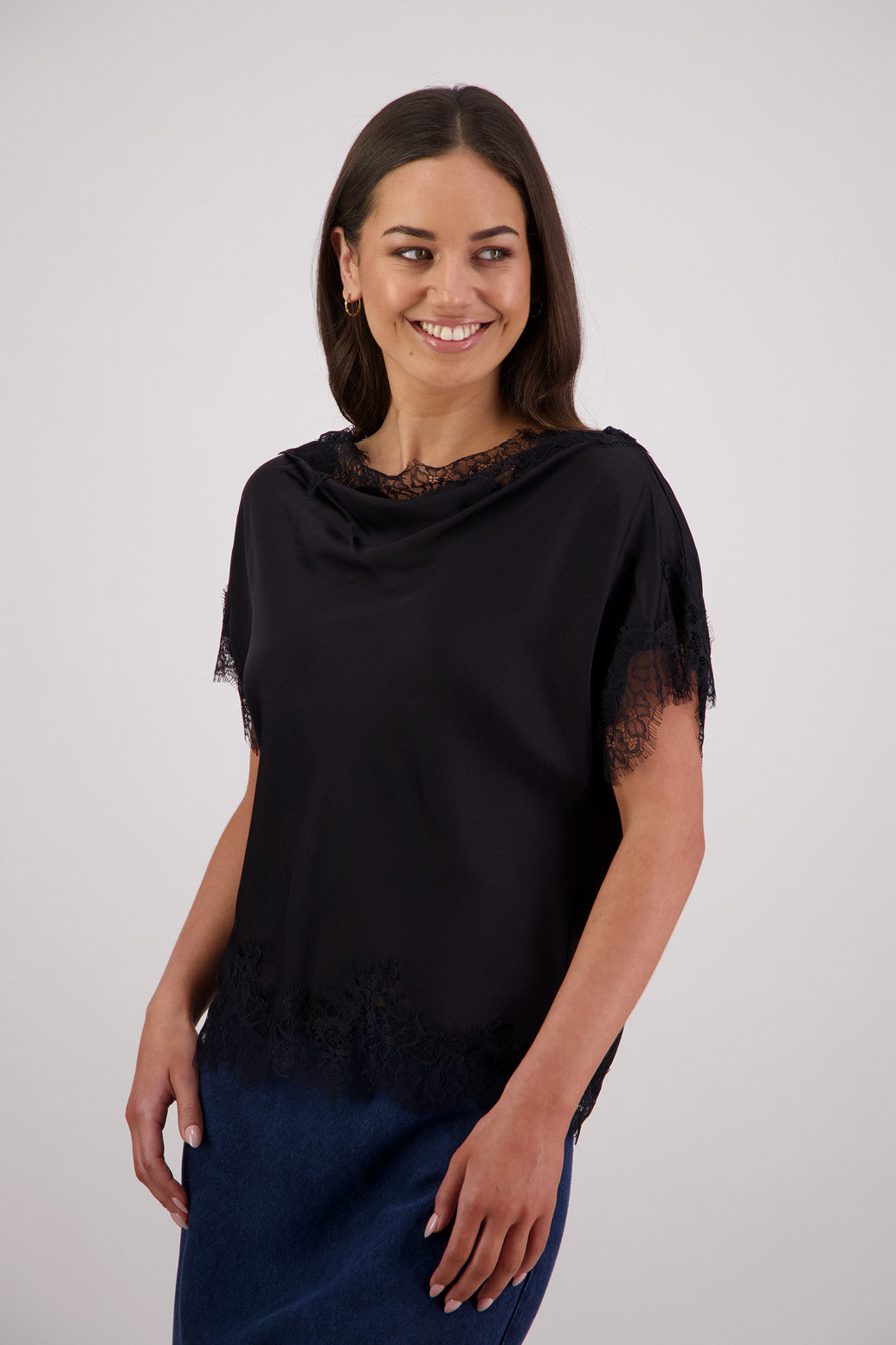 Briarwood Tabby Top Black