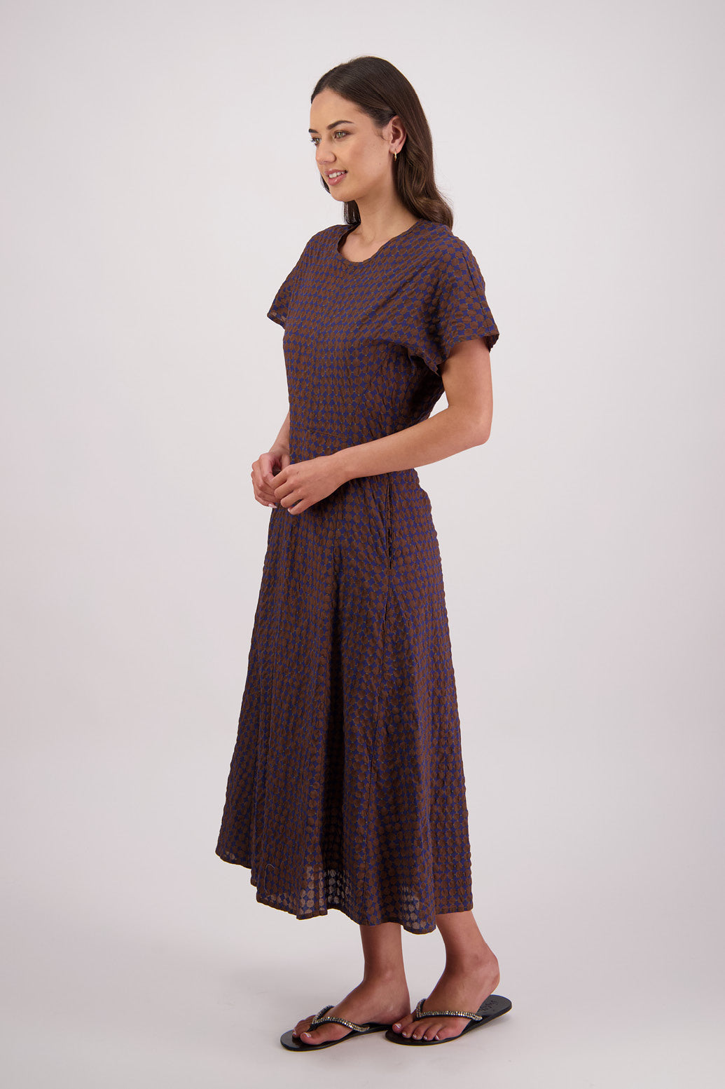 Briarwood Tasman Dress Brown/Ink