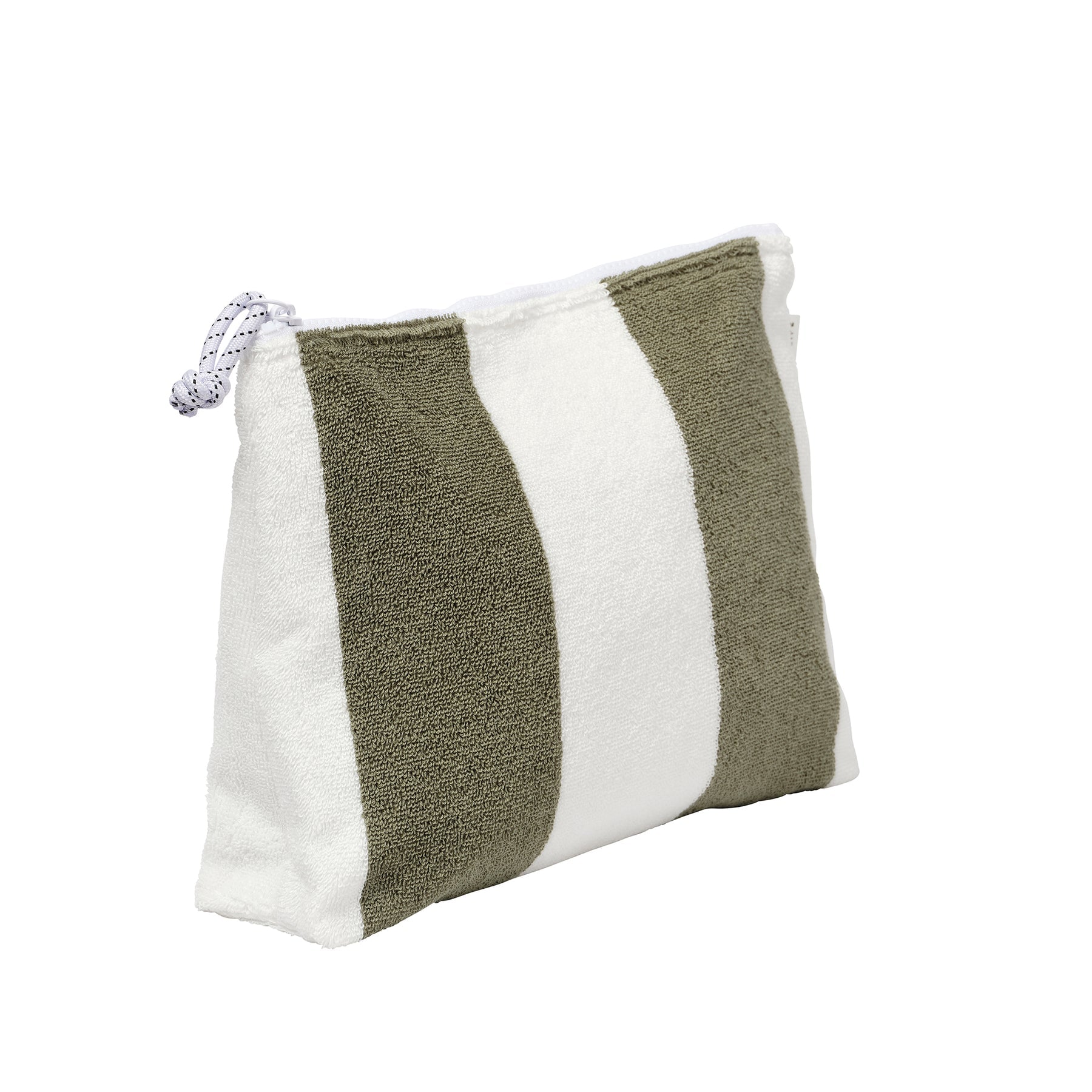 Sunnylife Terry Beach Pouch The Vacay Olive Stripe