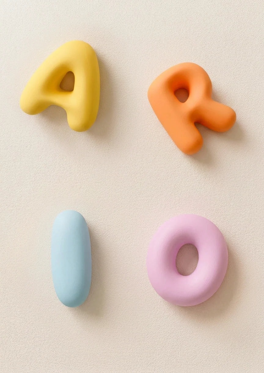 The Tiny Dreamers Club Bubble Letters Med 10 cms (Pre Order)