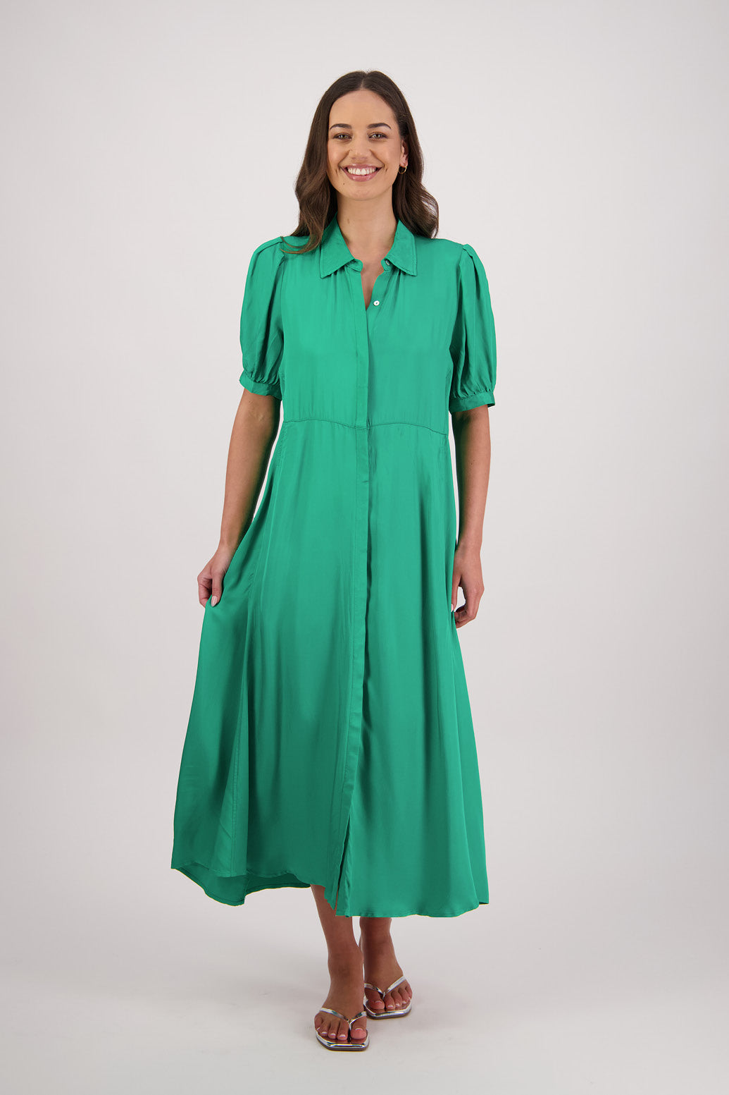 Briarwood Thelma Dress (Viscose) Emerald