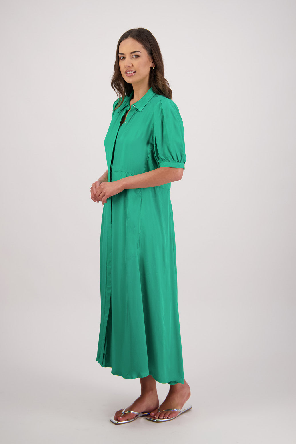 Briarwood Thelma Dress (Viscose) Emerald