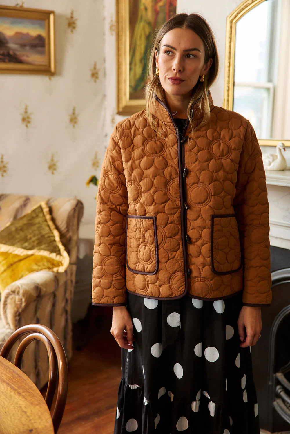 Thing Thing Debut Jacket - Cinnamon