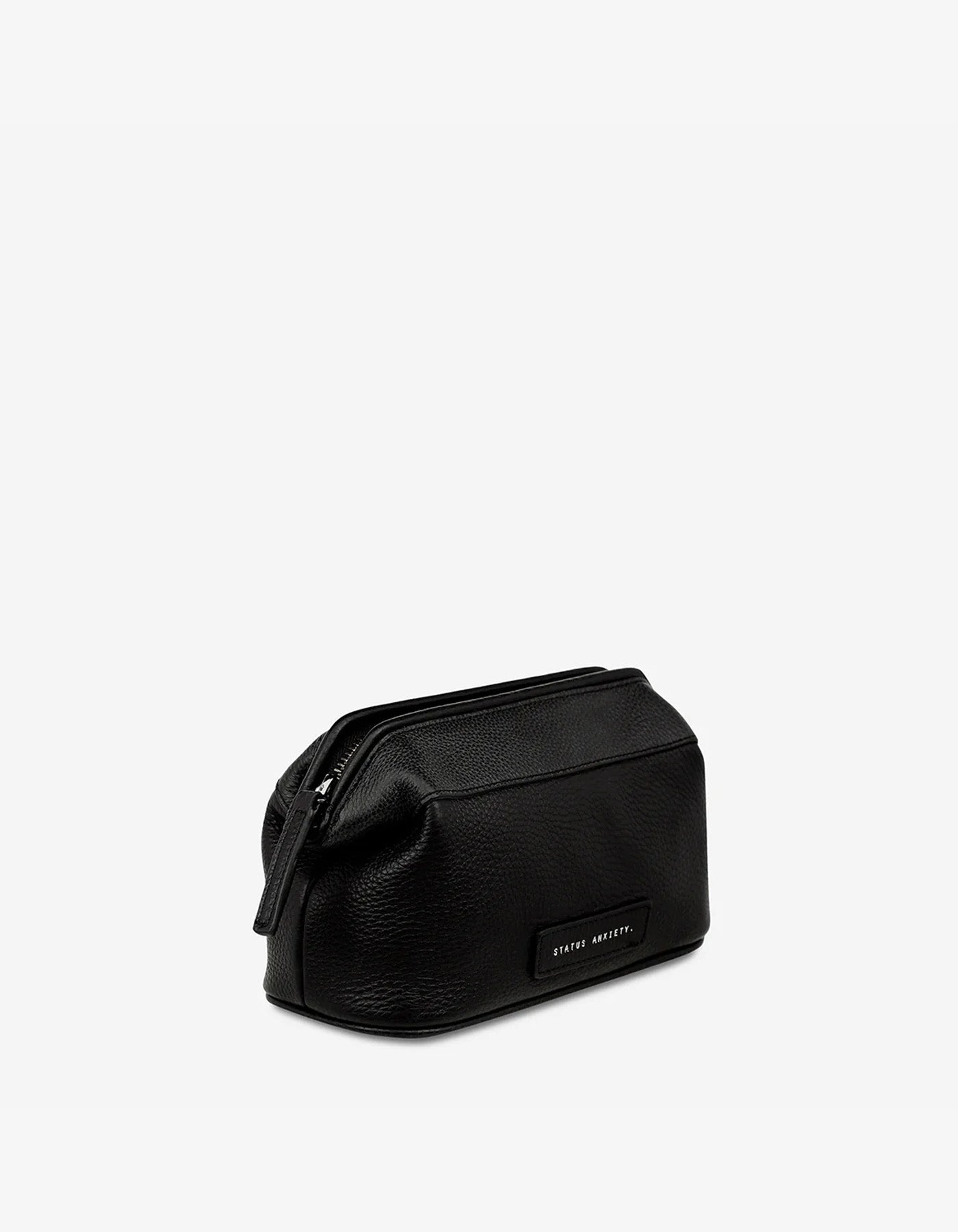 Status Anxiety Thinking Of A Place Toiletries Bag Black
