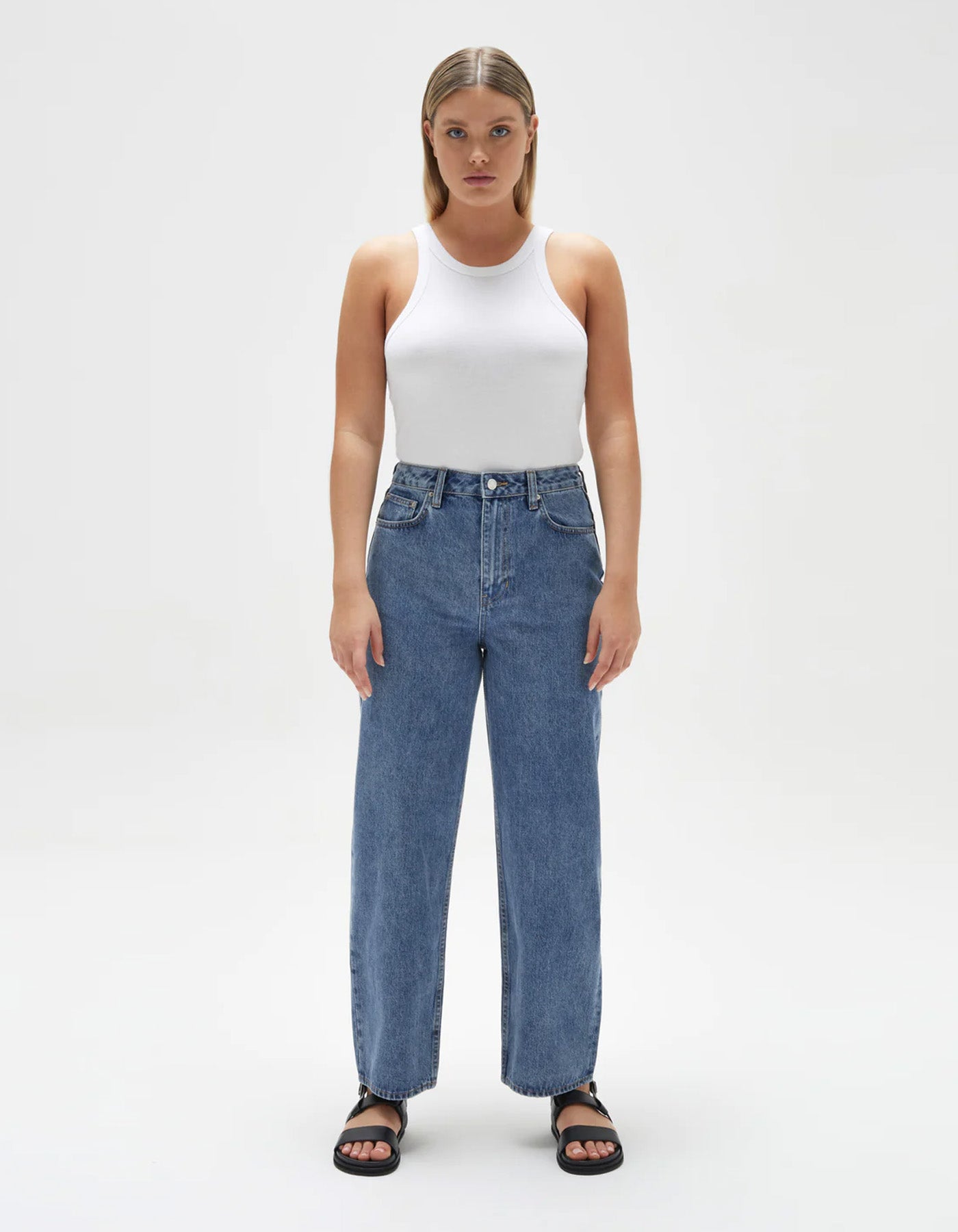 Assembly Label Vintage Straight Jean Dark Stone