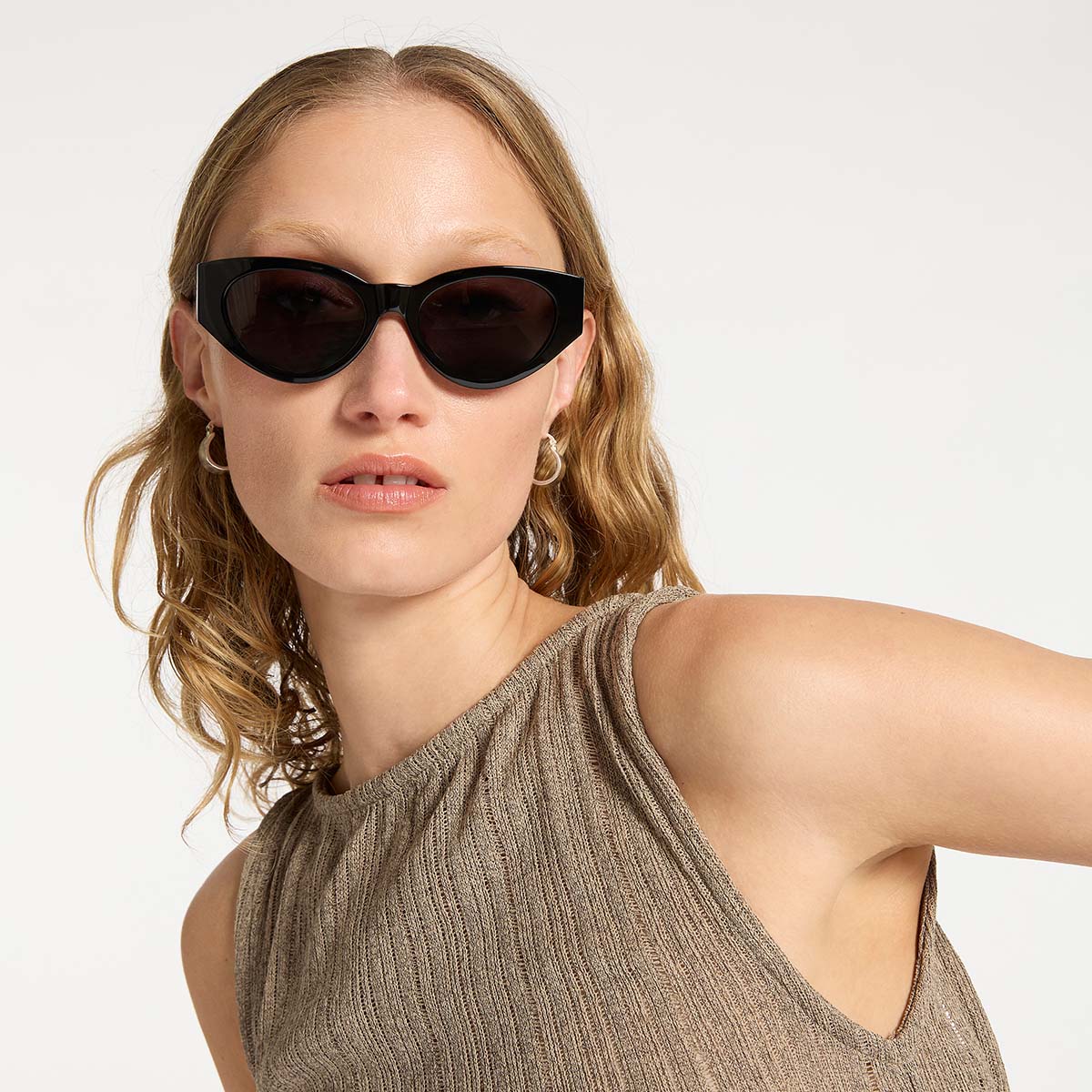 Status Anxiety Visceral Black Sunglasses