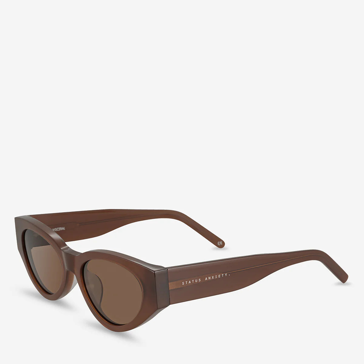 Status Anxiety Visceral Brown Sunglasses