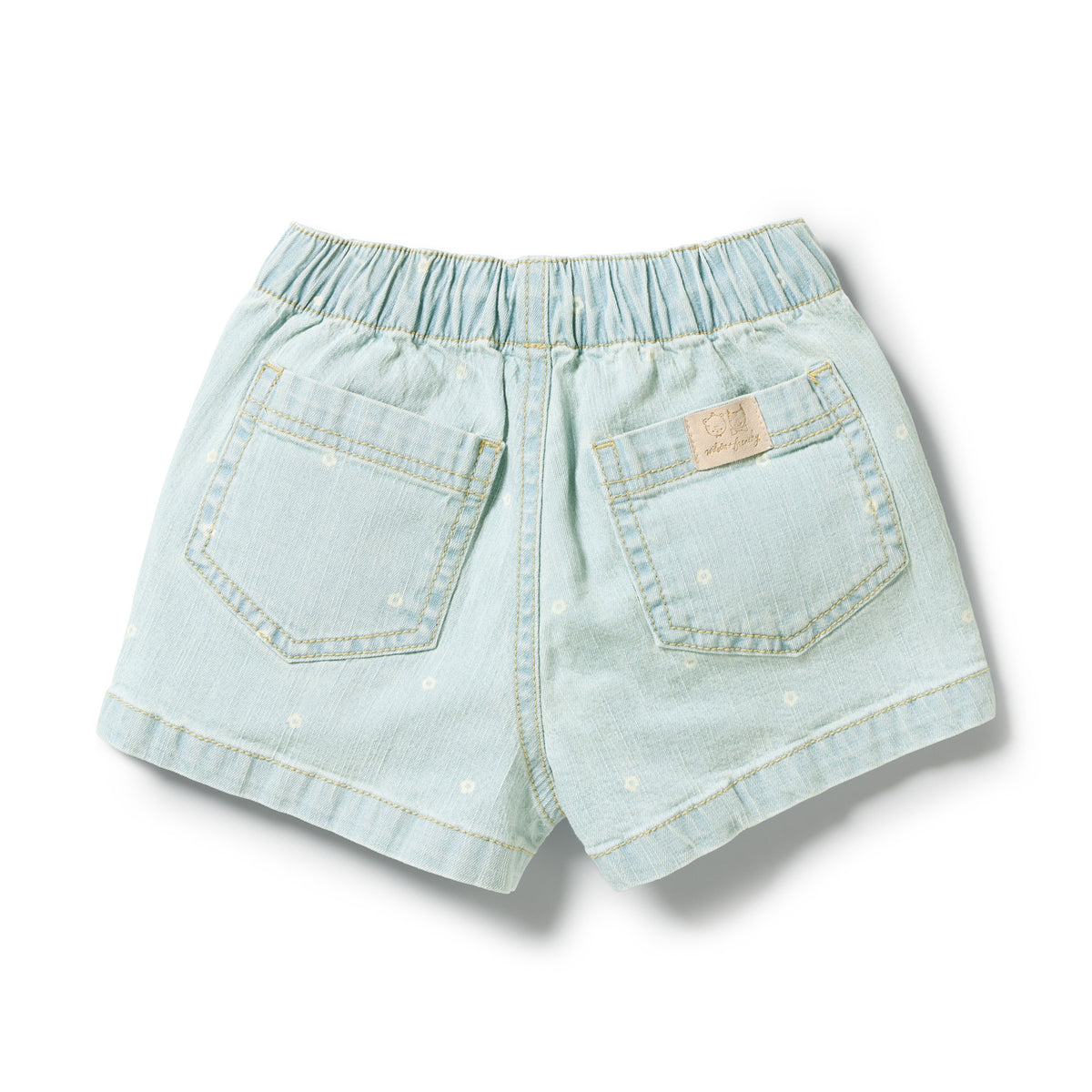 Wilson & Frenchy Organic Ditsy Daisy Denim Shorts