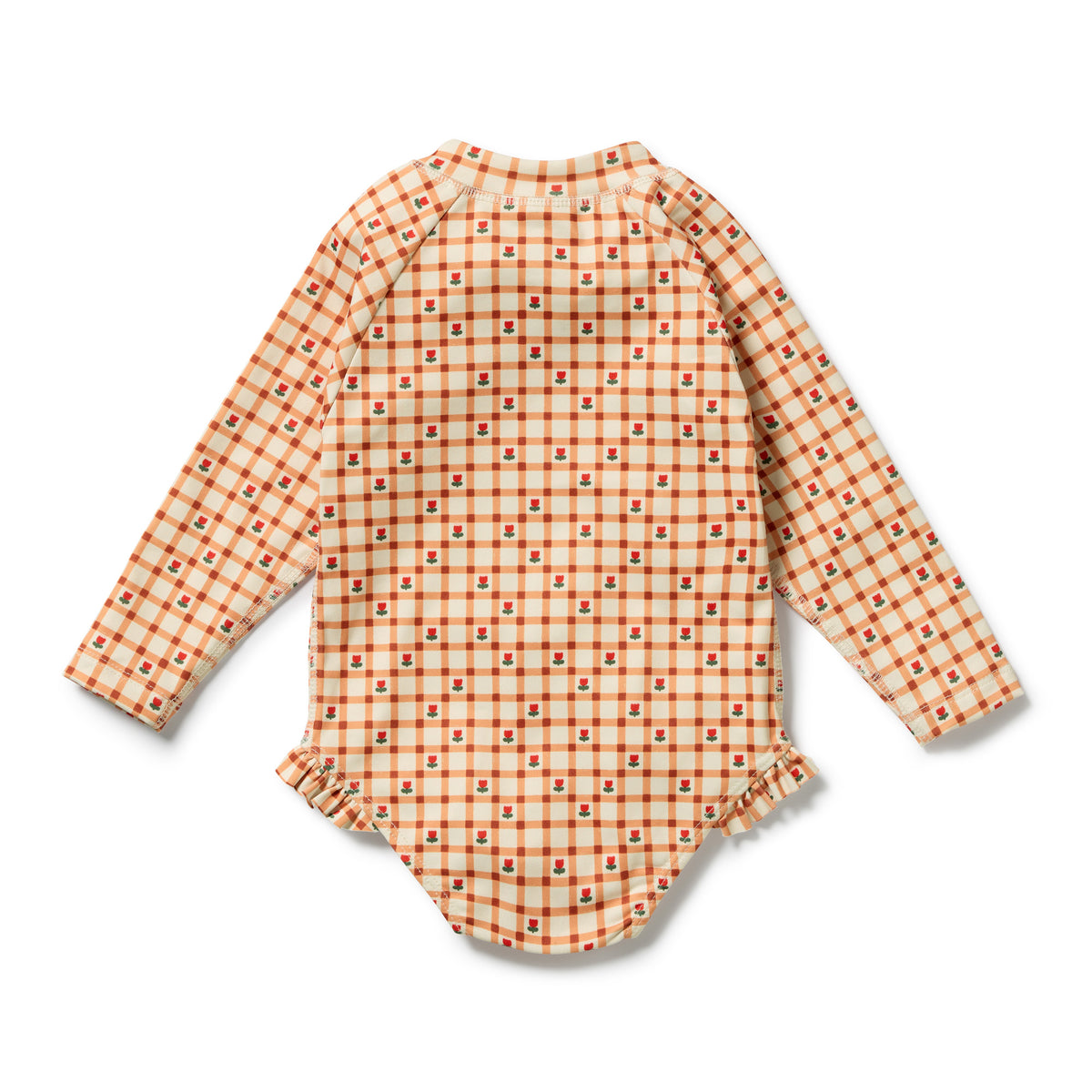 Wilson & Frenchy Long Sleeved Swimsuit Checkerberry