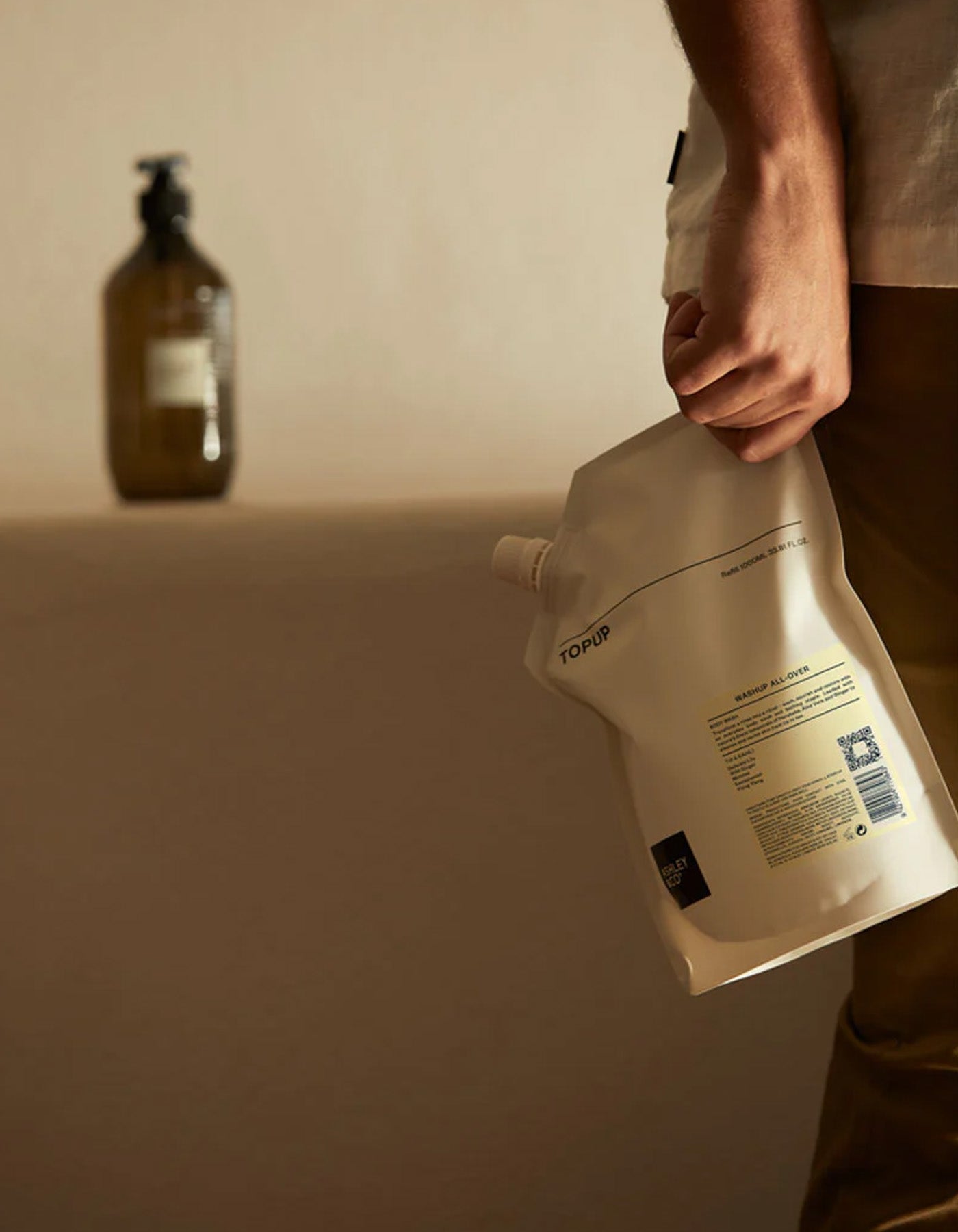 Ashley & Co Washup Topup All-Over Tui & Kahili 1 Litre