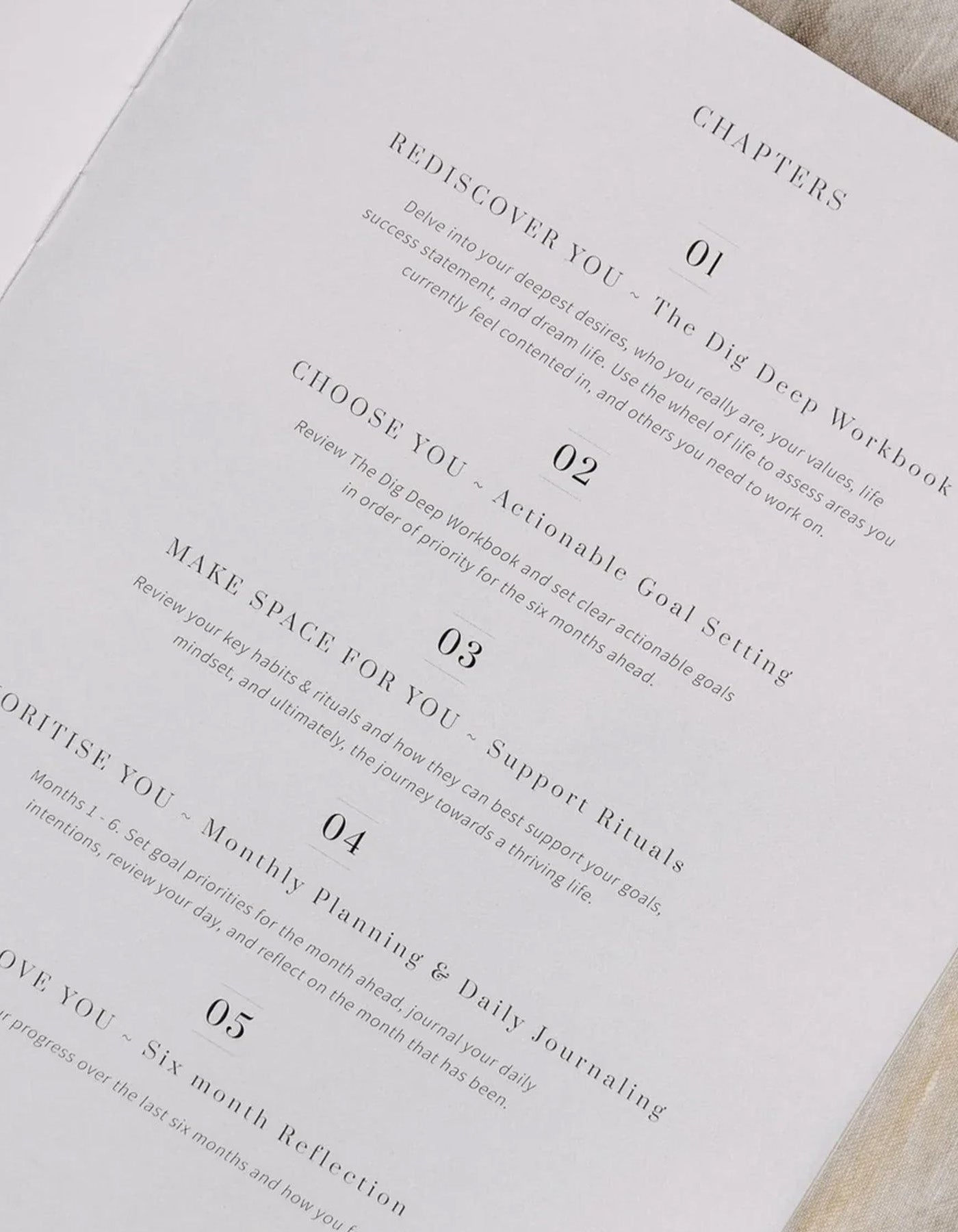 Olive & Page You Well-being Journal Sage