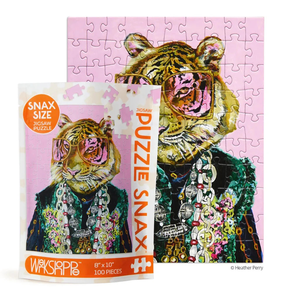 WerkShoppe 100 Piece Puzzle Snax - Rose Coloured Glasses